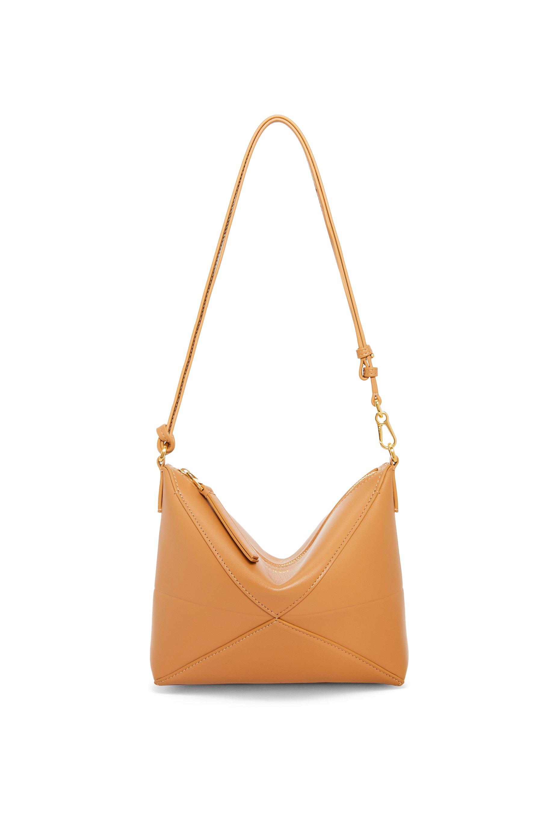 Puzzle Fold pouch in shiny nappa calfskin by LOEWE