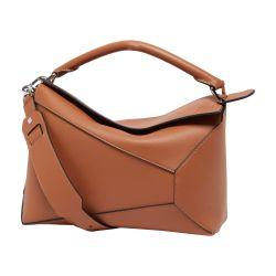 Puzzle bag in classic calf leather by LOEWE