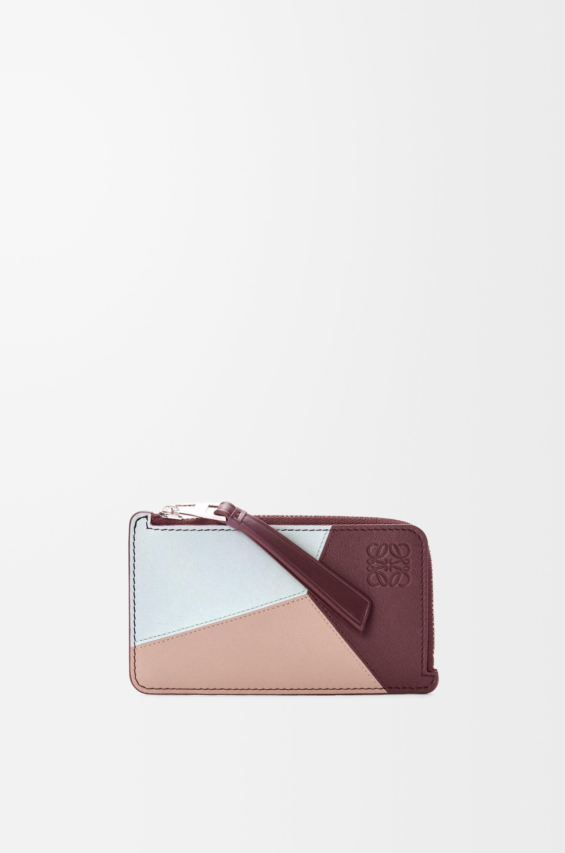 Puzzle coin cardholder in classic calfskin by LOEWE