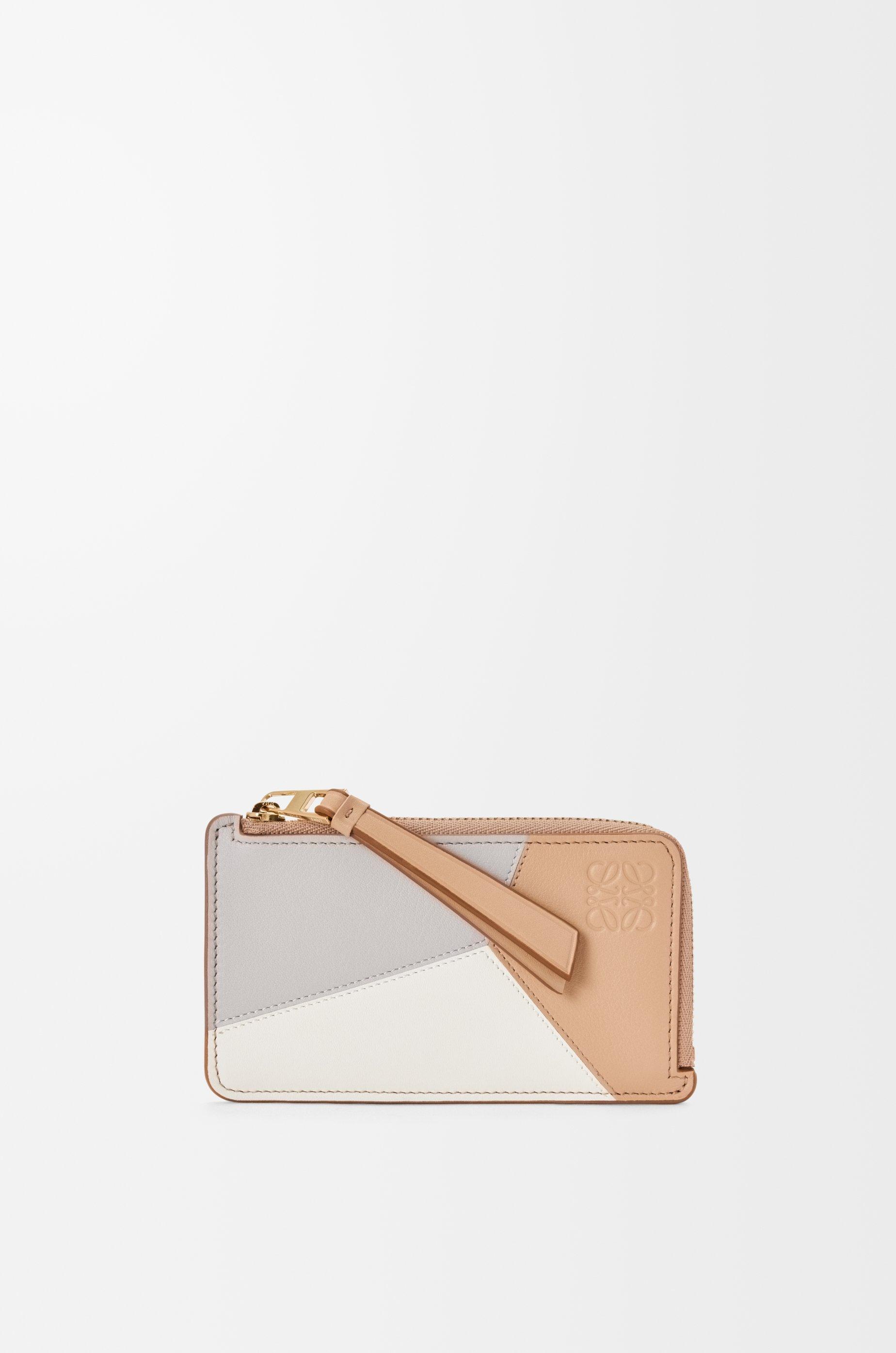 Puzzle coin cardholder in classic calfskin by LOEWE