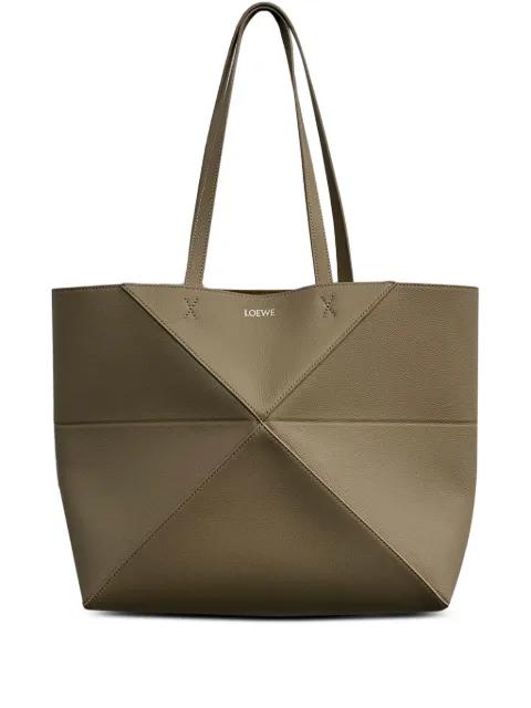 Puzzle logo-detail shoulder bag by LOEWE