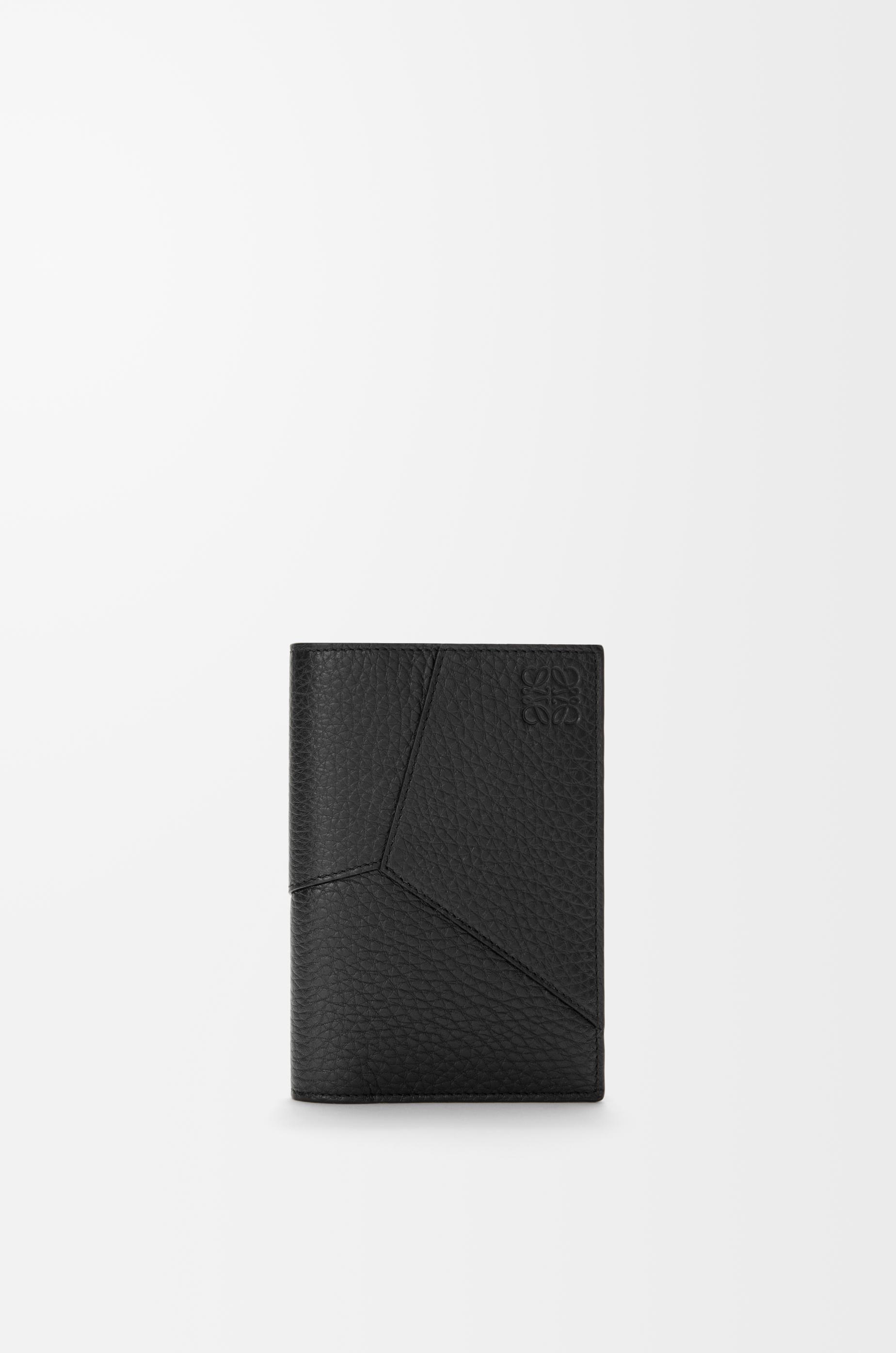 Puzzle passport cover in supple grained calfskin by LOEWE