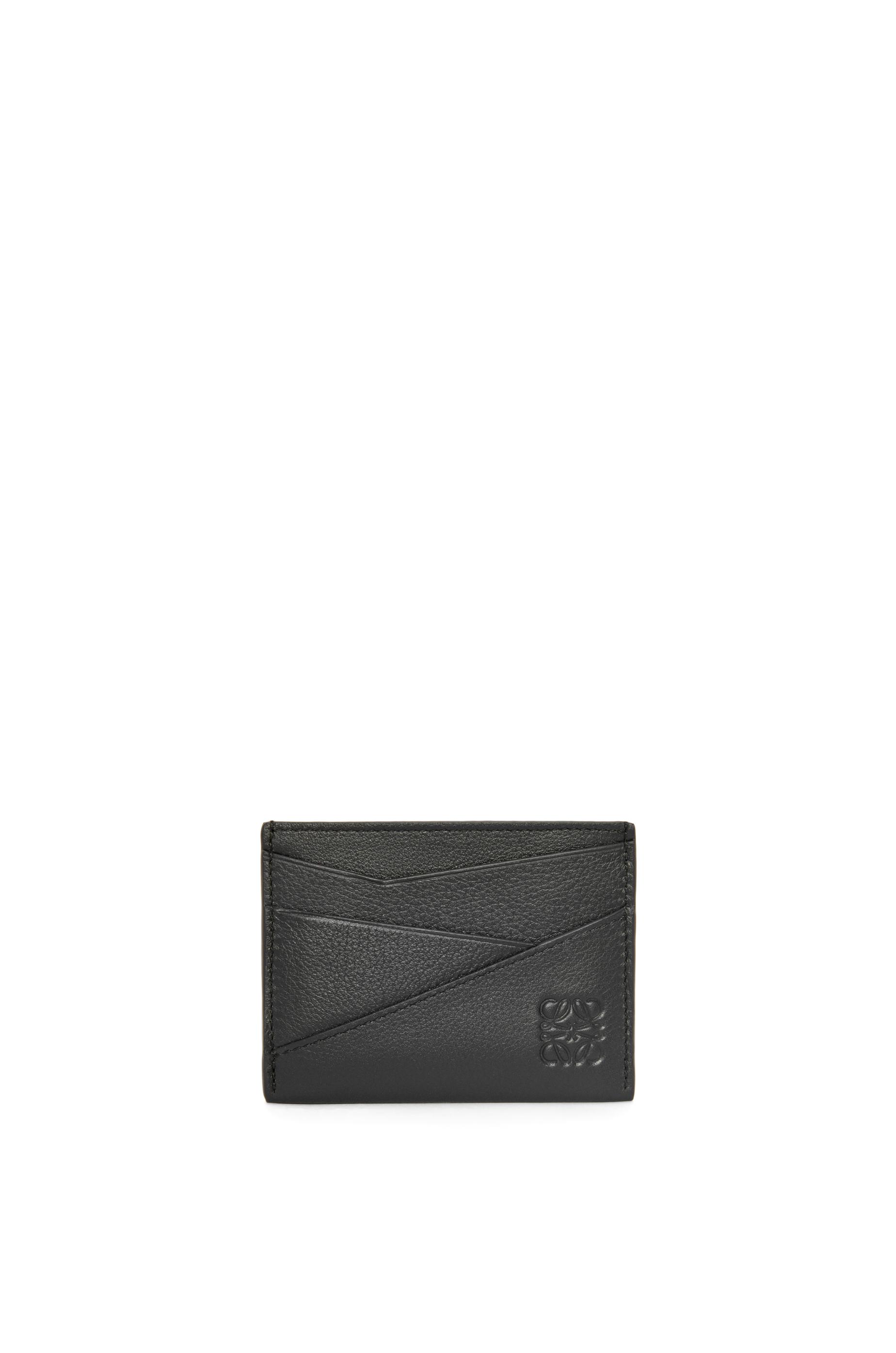 Puzzle plain cardholder in classic calfskin by LOEWE