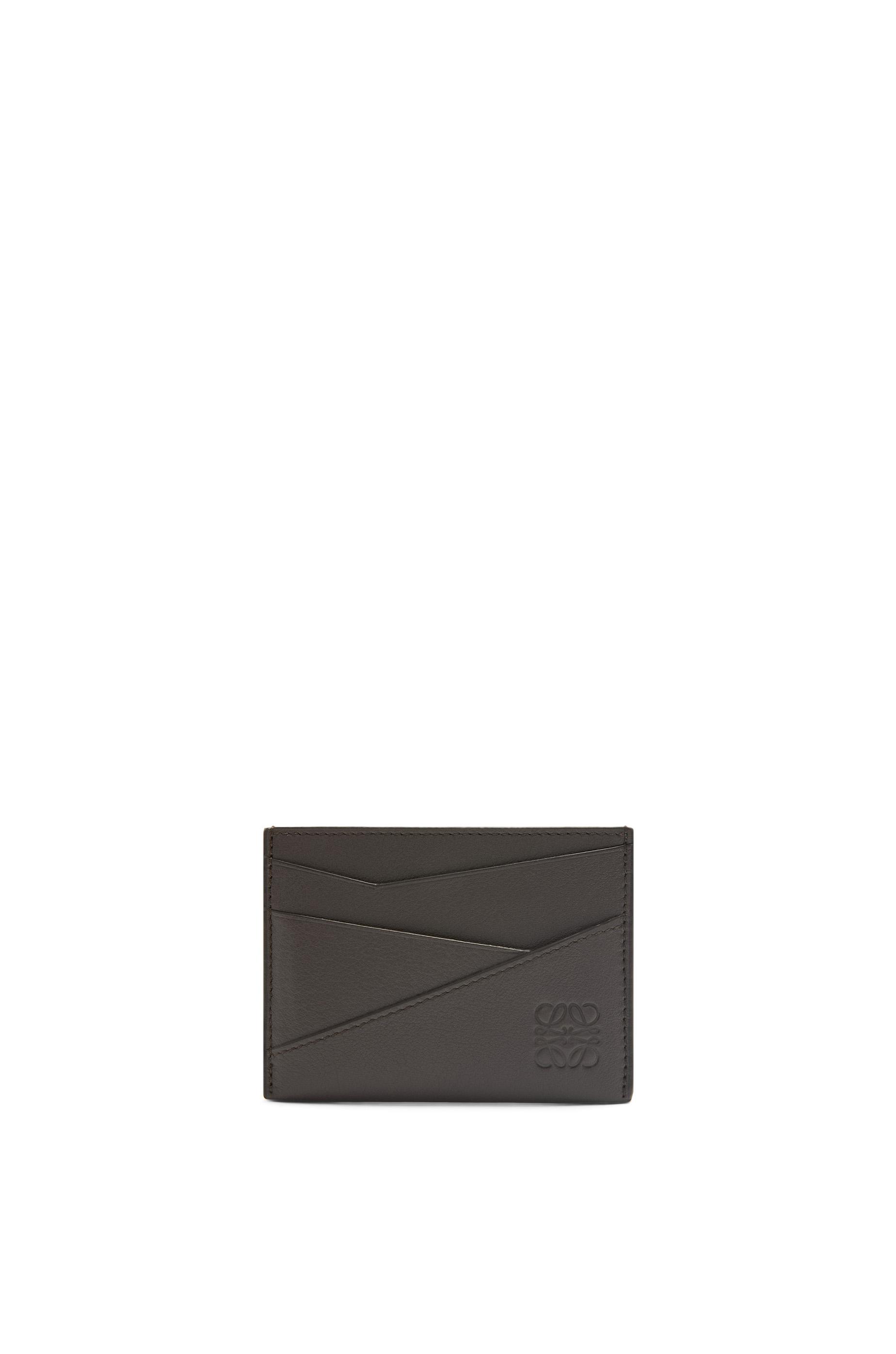 Puzzle plain cardholder in classic calfskin by LOEWE