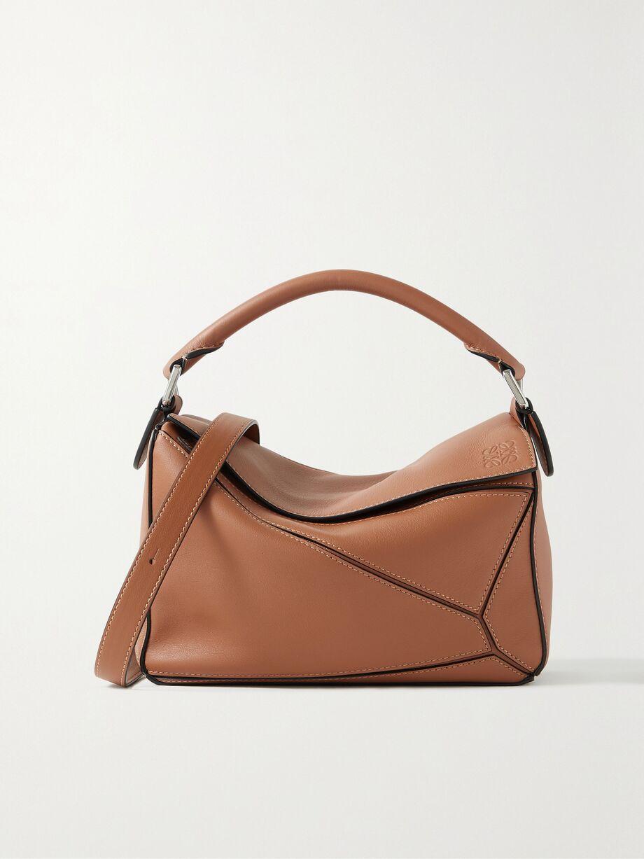 Puzzle small leather shoulder bag by LOEWE