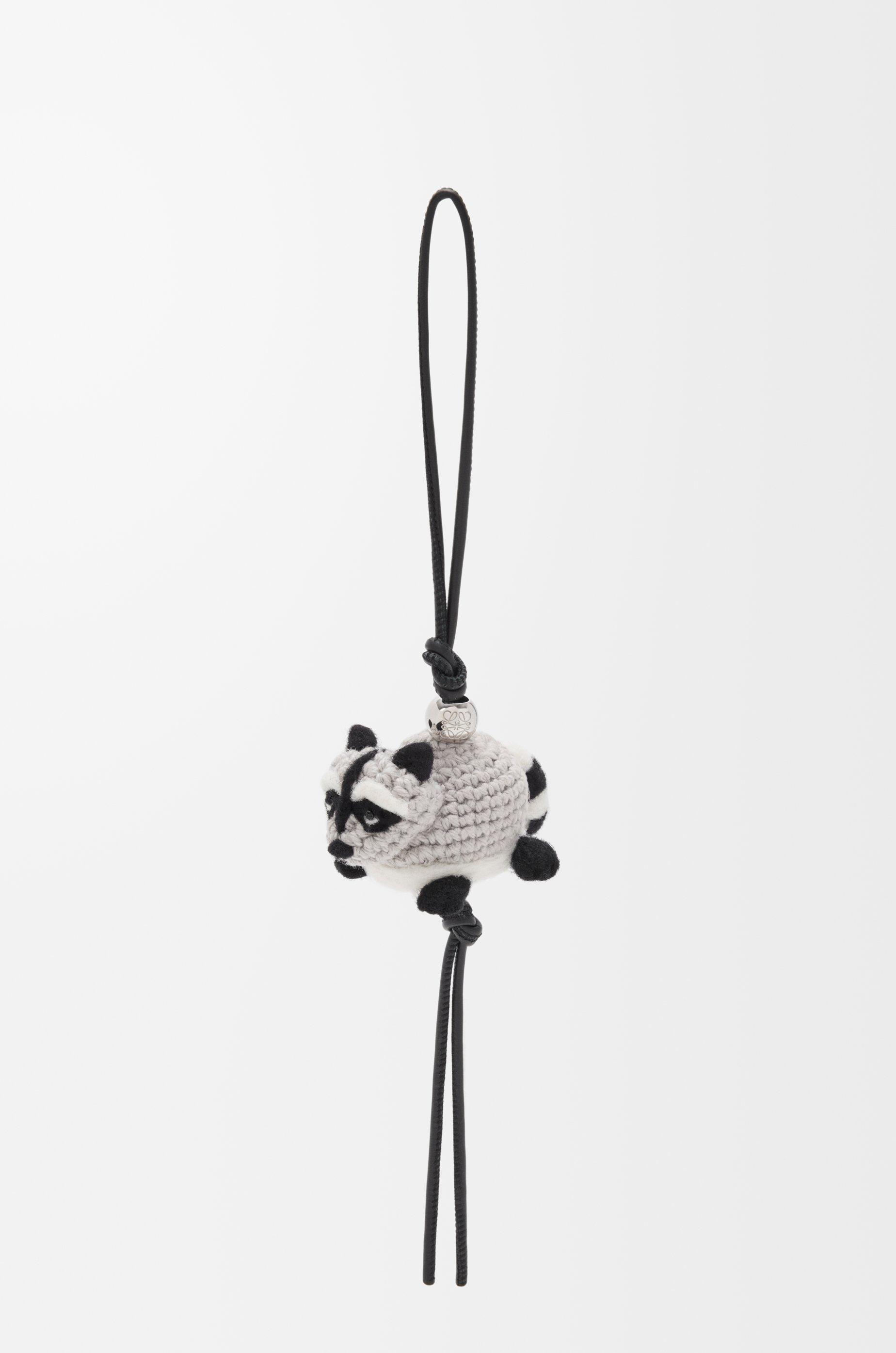 Raccoon charm in felt by LOEWE