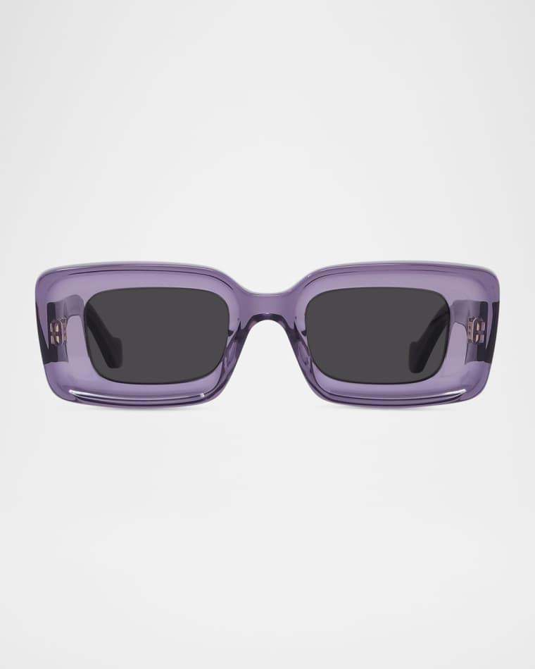 Rectangle Anagram Sunglasses by LOEWE