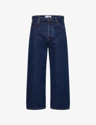Relaxed-Fit Wide-Leg Denim Jeans by LOEWE