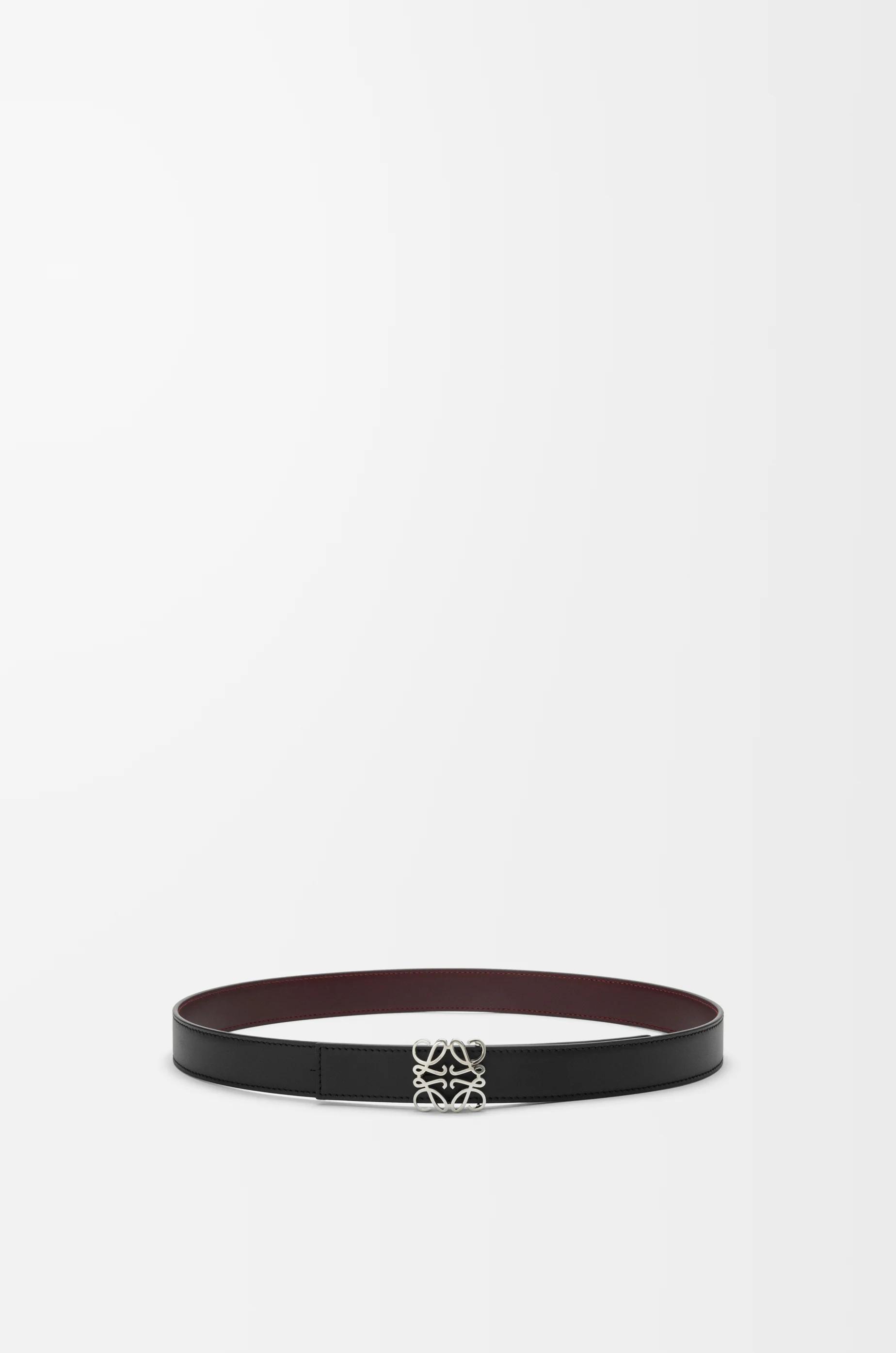 Reversible Anagram Bombé belt in smooth calfskin by LOEWE