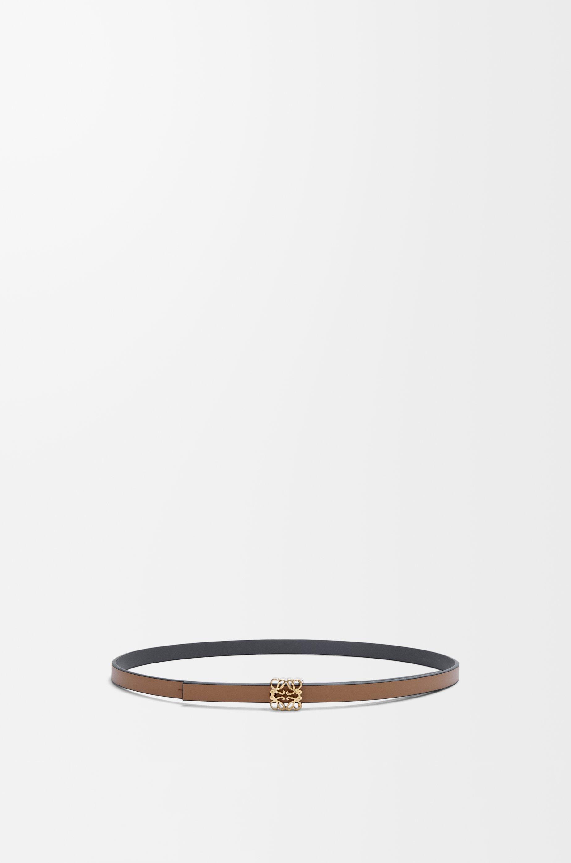Reversible Anagram Bombé belt in smooth calfskin by LOEWE