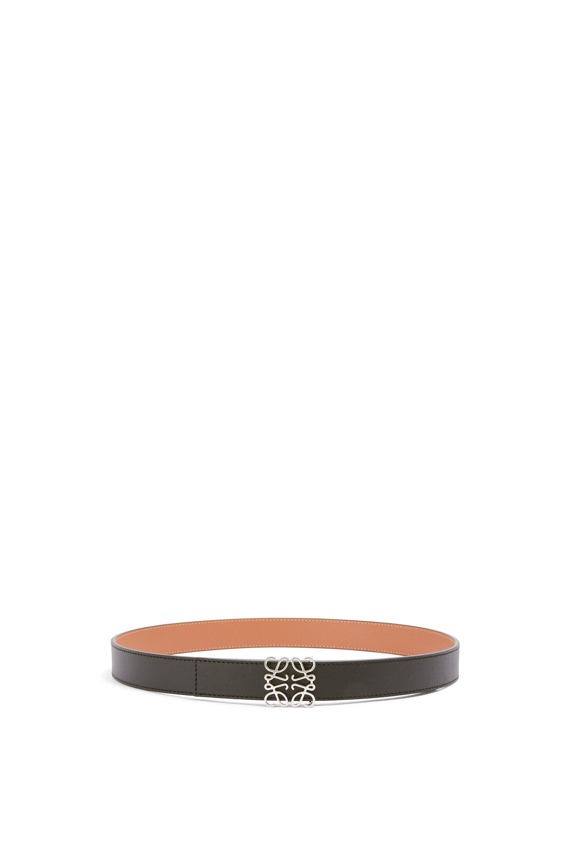 Reversible Anagram belt in smooth calfskin by LOEWE