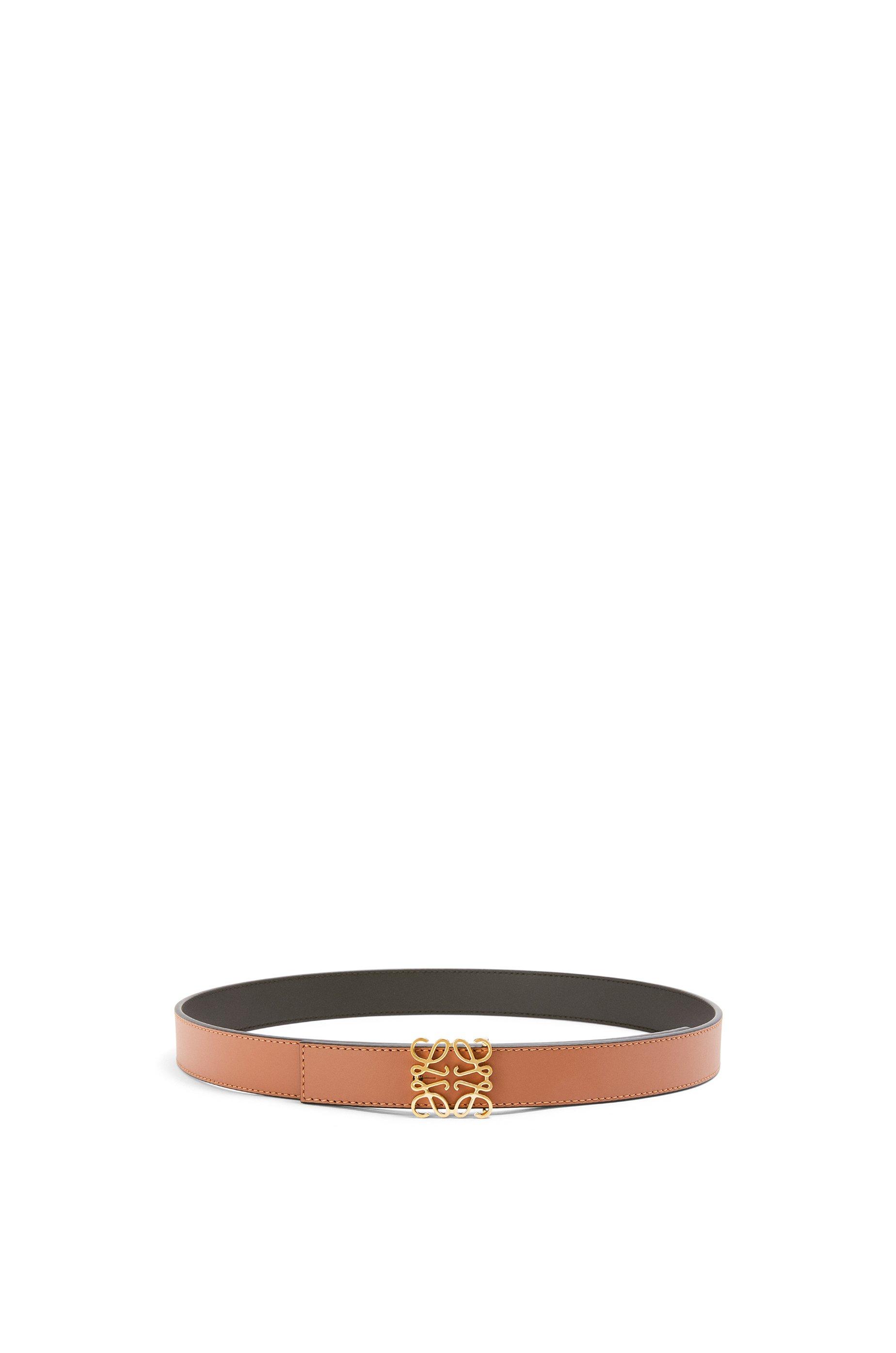 Reversible Anagram belt in smooth calfskin by LOEWE