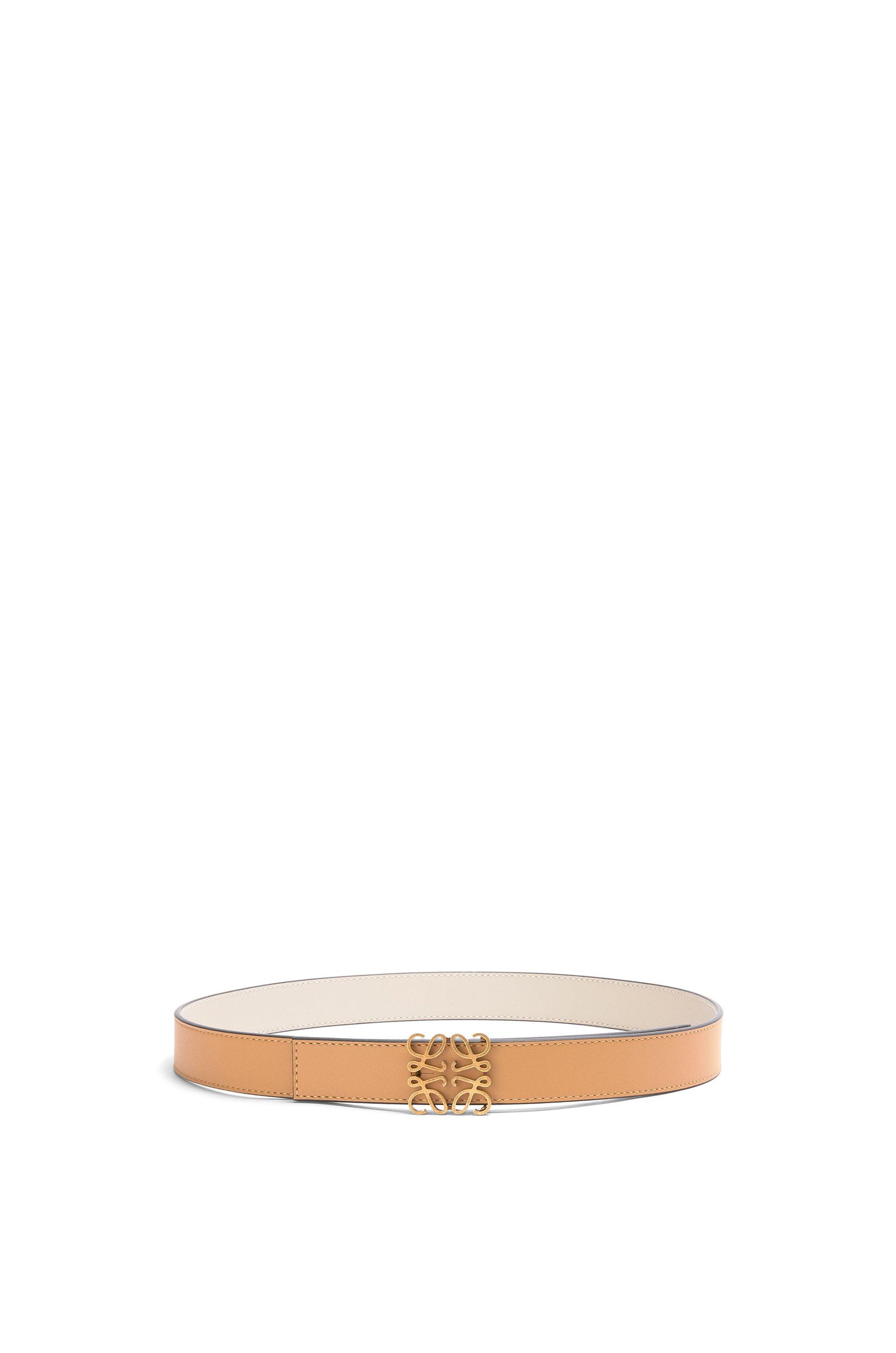 Reversible Anagram belt in smooth calfskin by LOEWE