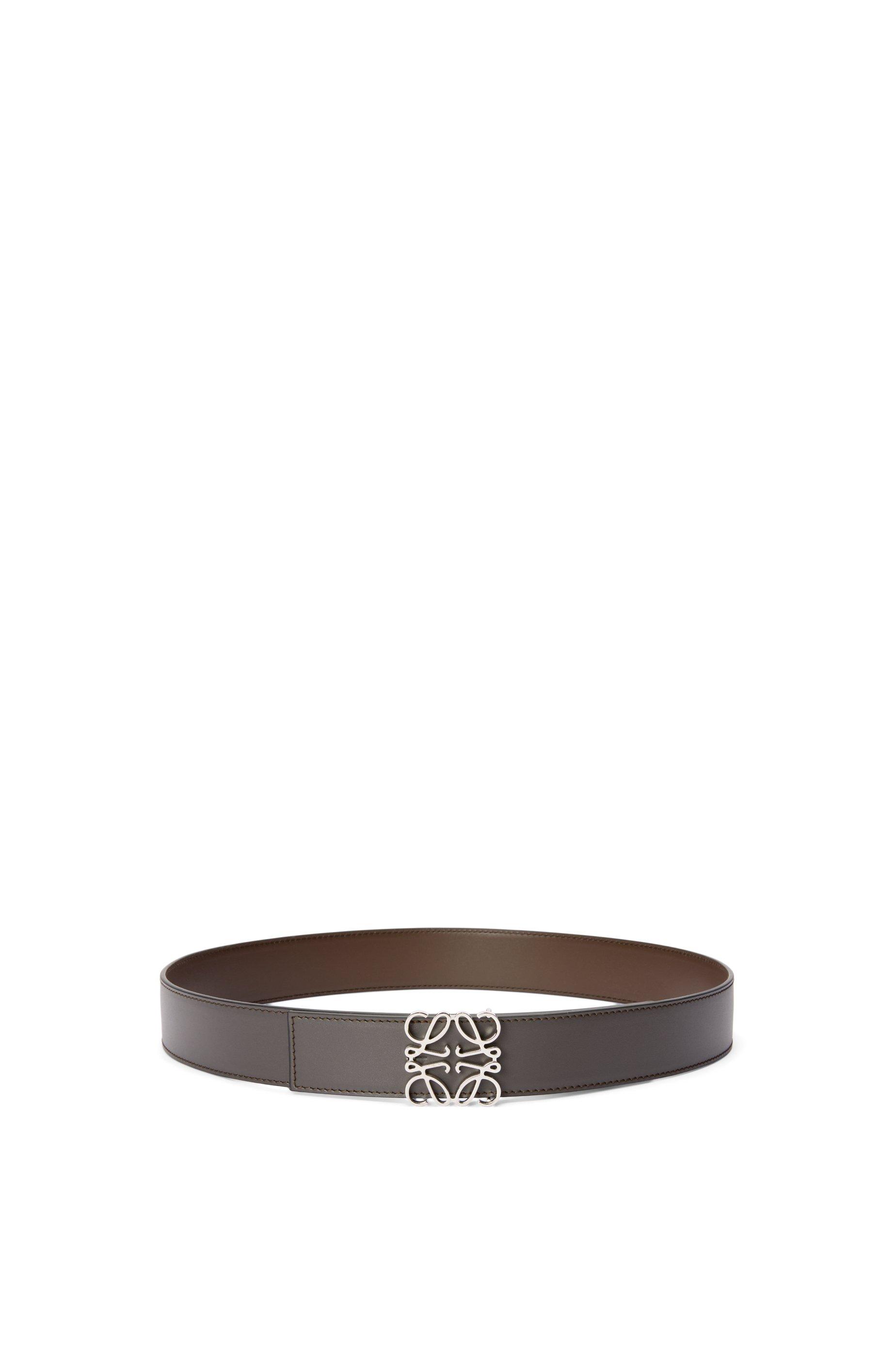 Reversible Anagram belt in smooth calfskin by LOEWE