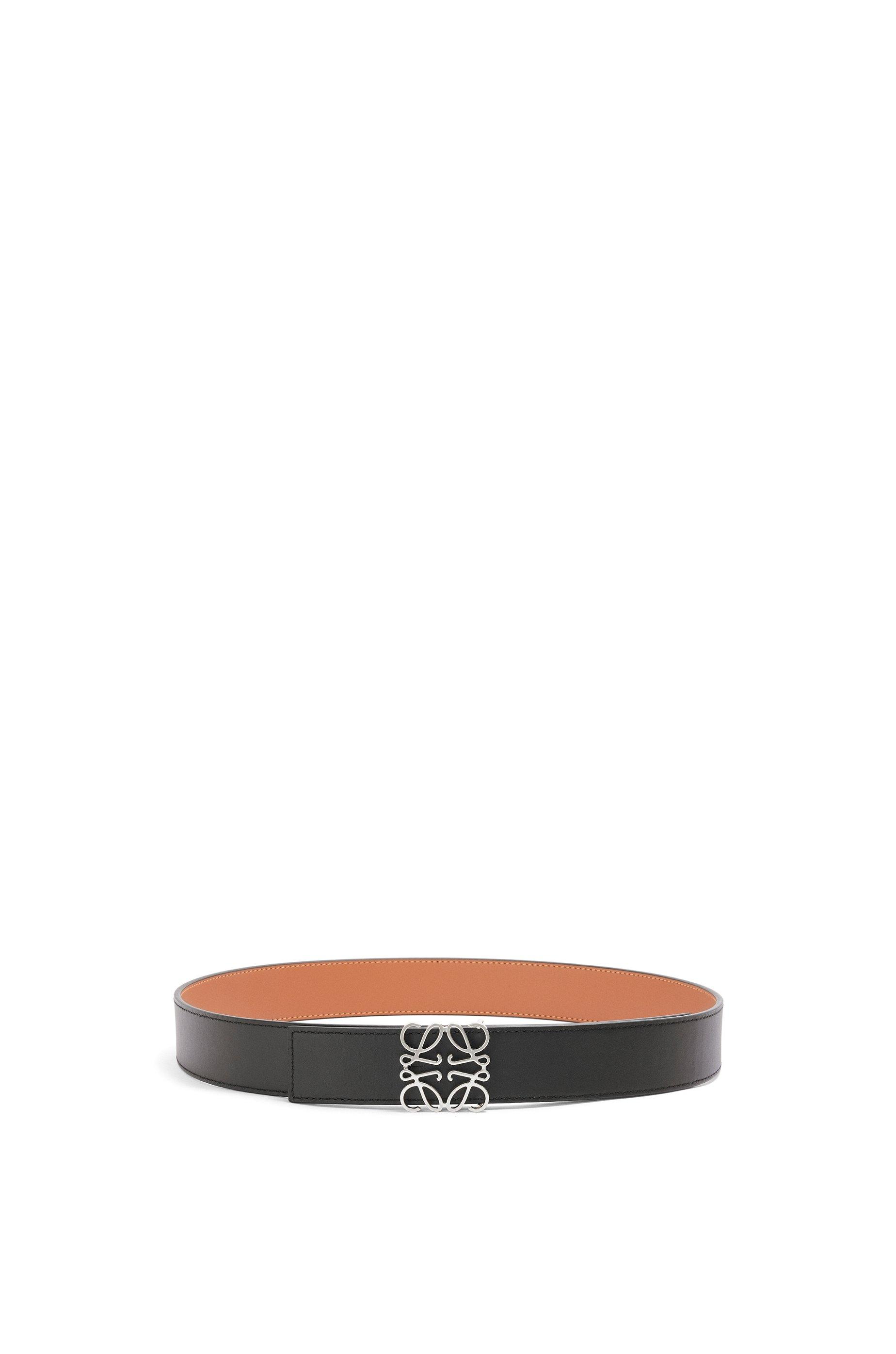 Reversible Anagram belt in smooth calfskin by LOEWE