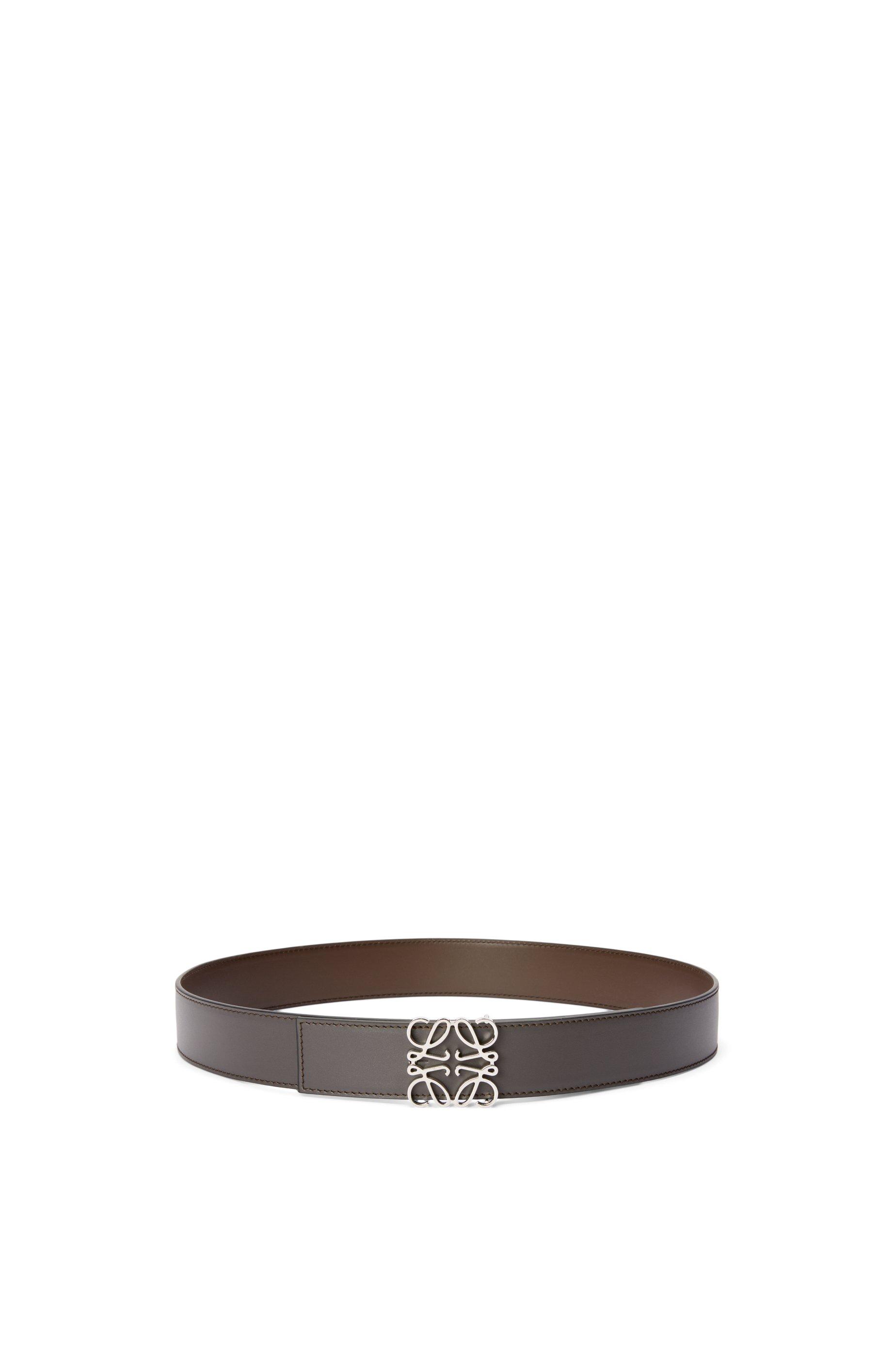 Reversible Anagram belt in smooth calfskin by LOEWE