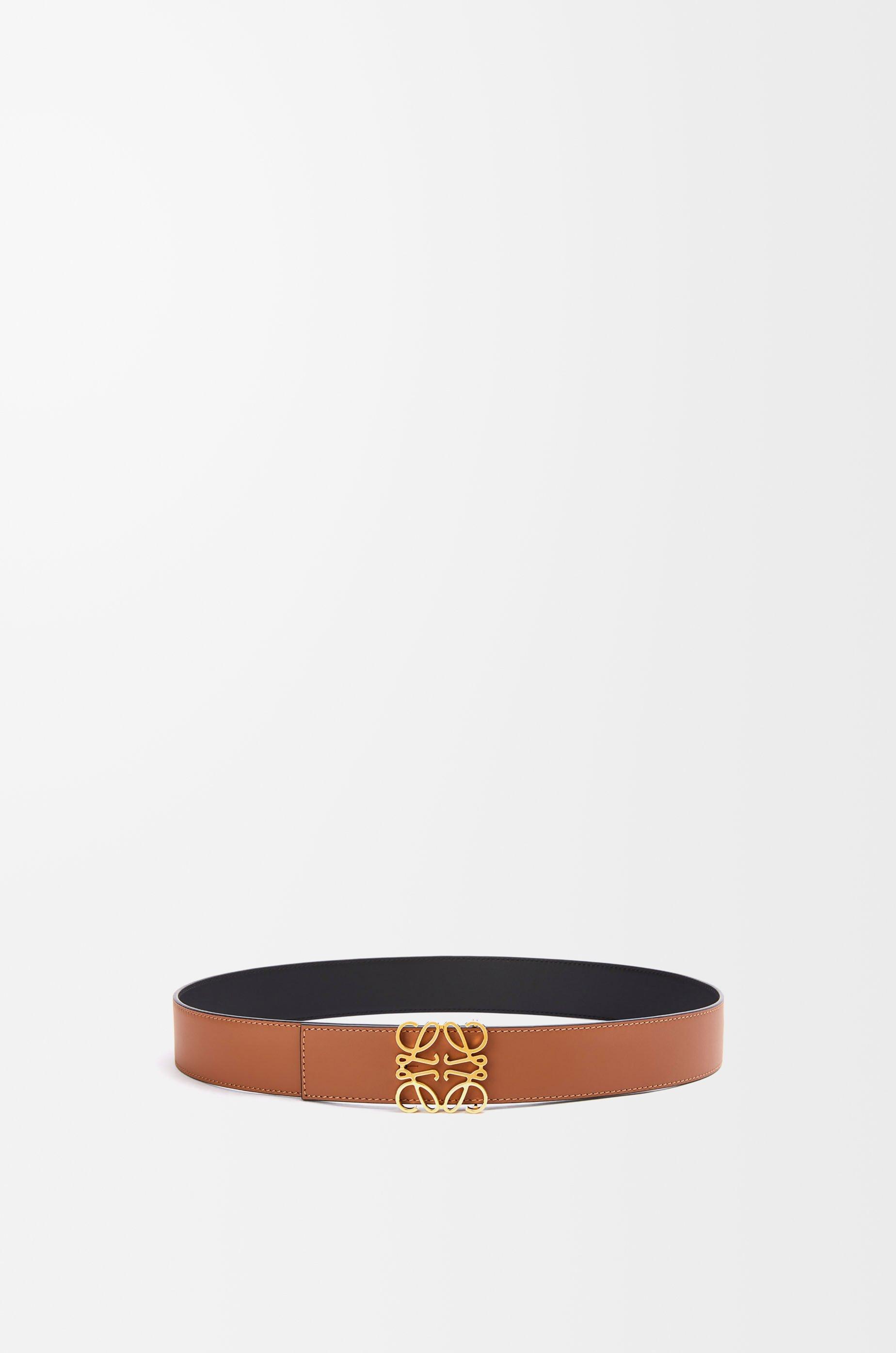 Reversible Anagram belt in smooth calfskin by LOEWE