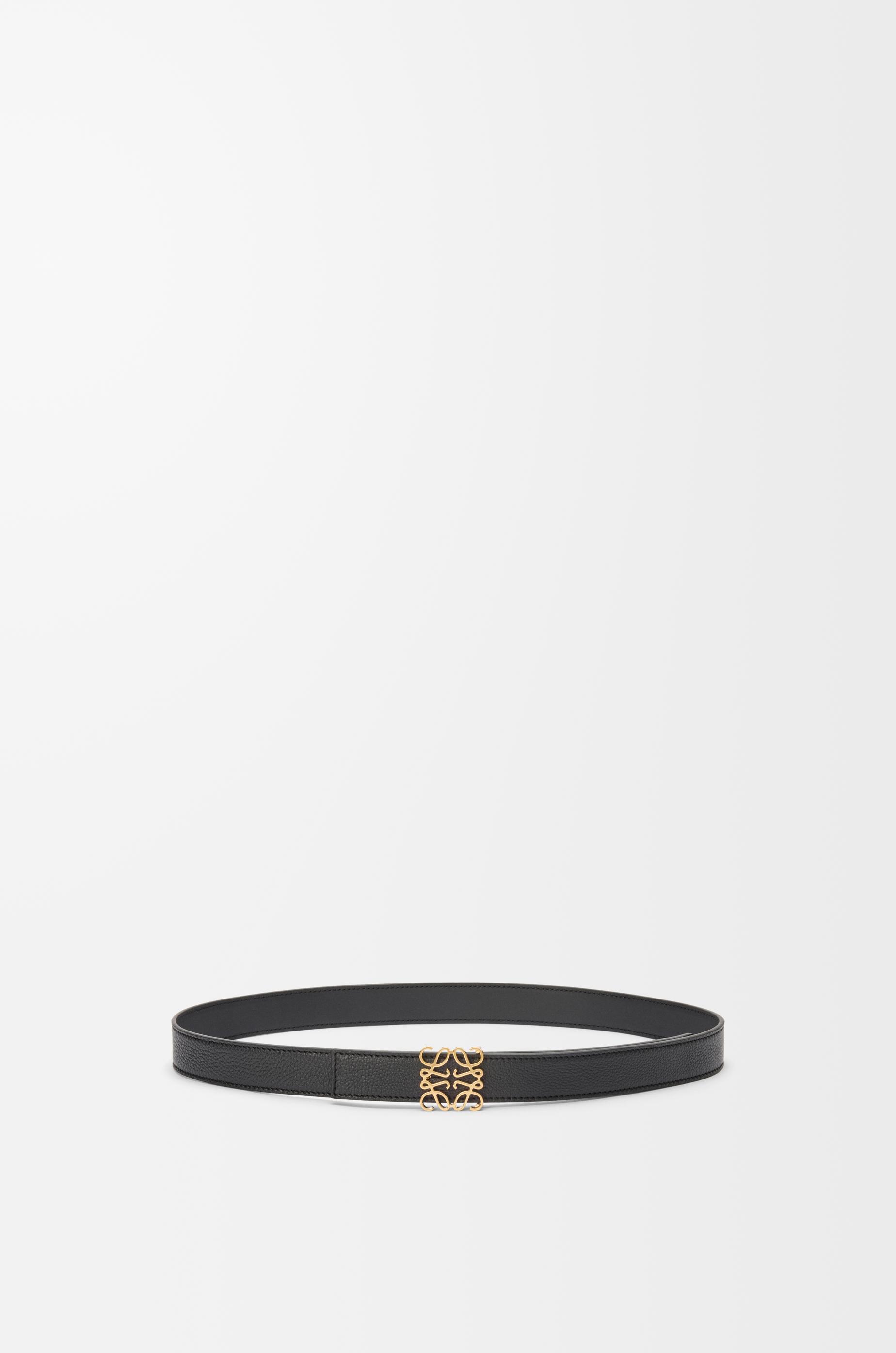 Reversible Anagram belt in supple grained calfskin by LOEWE