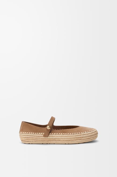 Rio Mary-Jane in suede and raffia by LOEWE