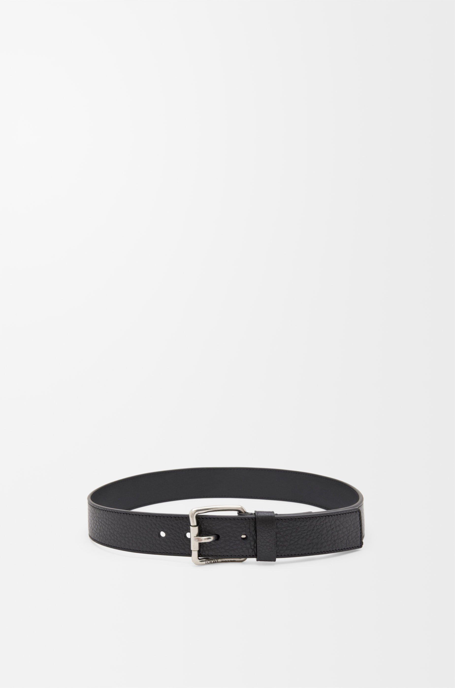 Roller Curve belt in supple grained calfskin by LOEWE