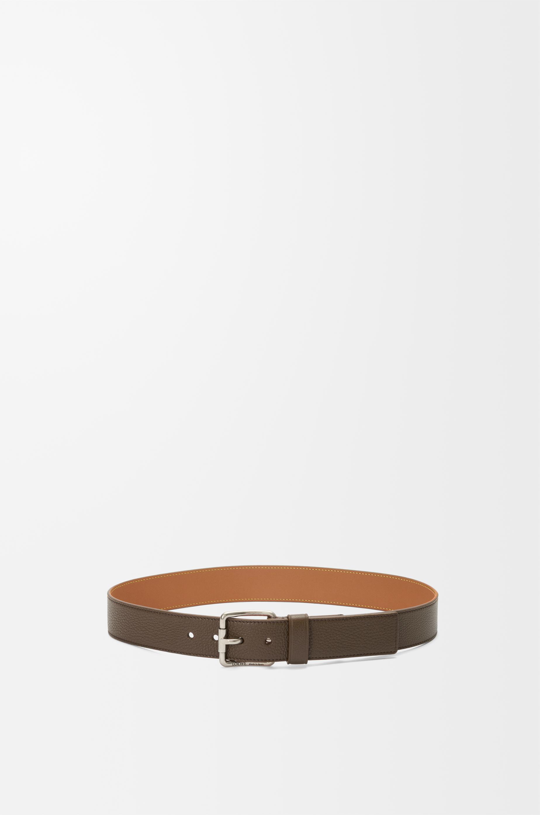 Roller Curve belt in supple grained calfskin by LOEWE