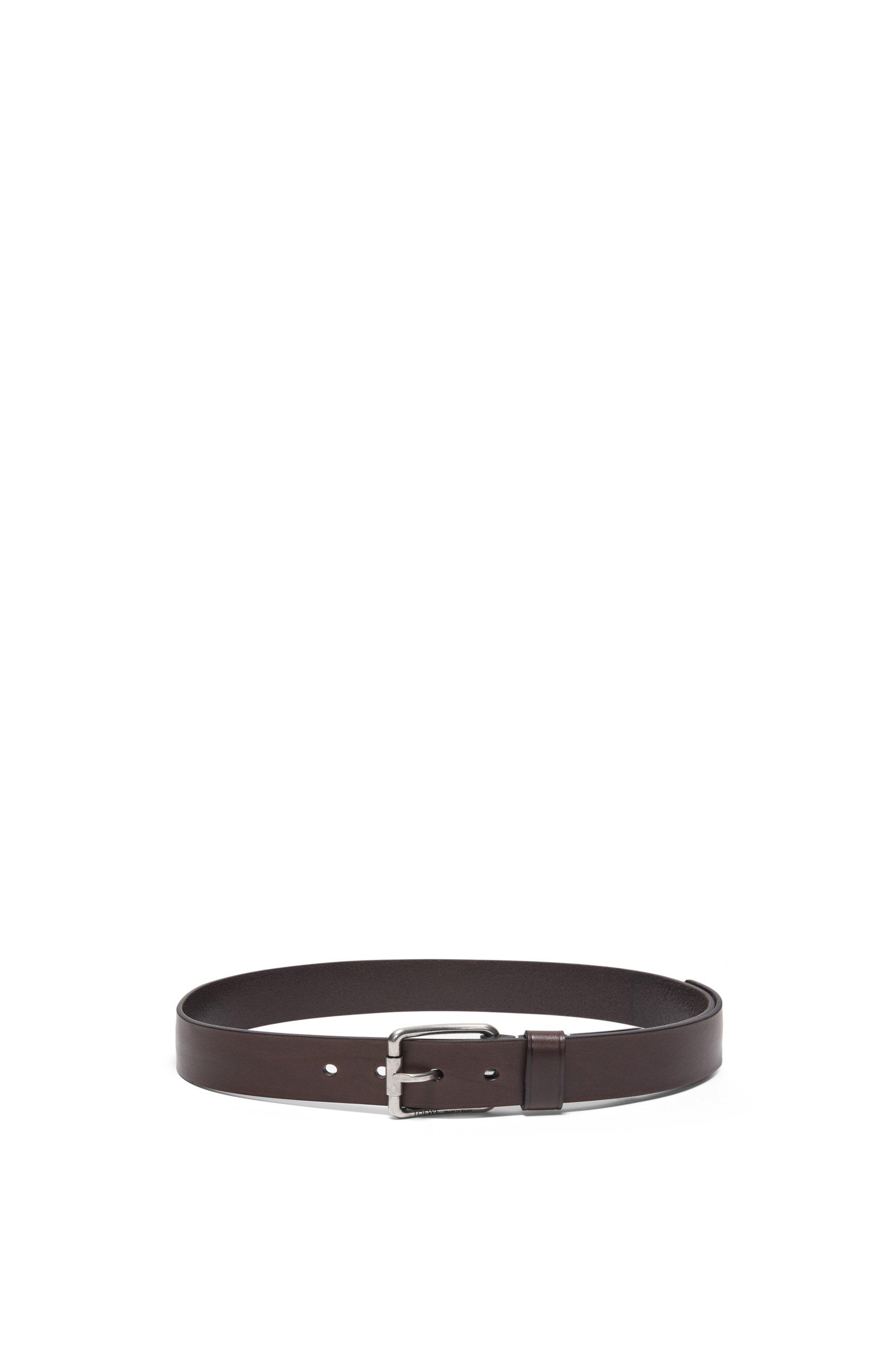 Roller Curve belt in vegetable-tanned calfskin by LOEWE