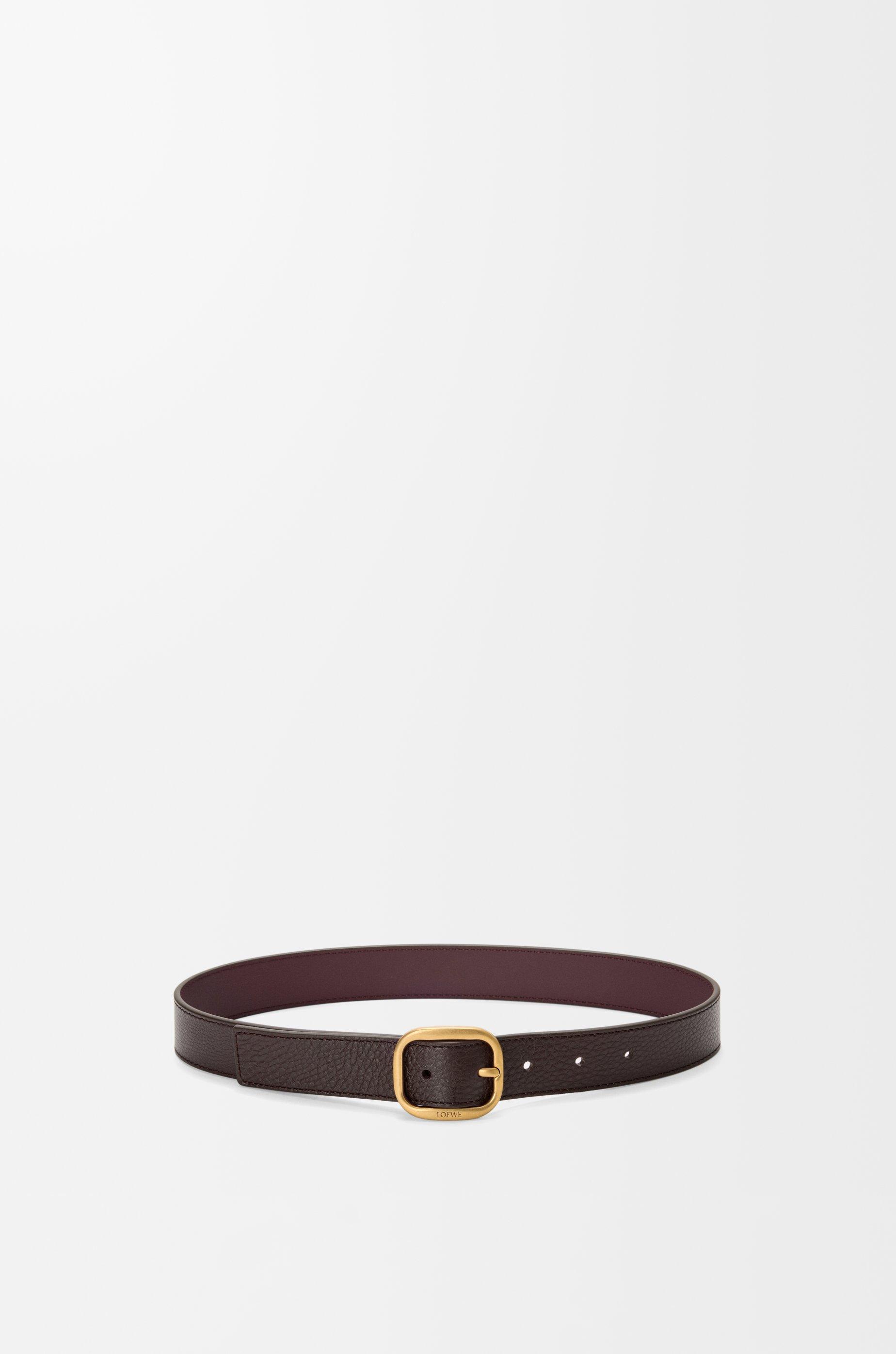 Rounded soft belt in supple grained calfskin by LOEWE