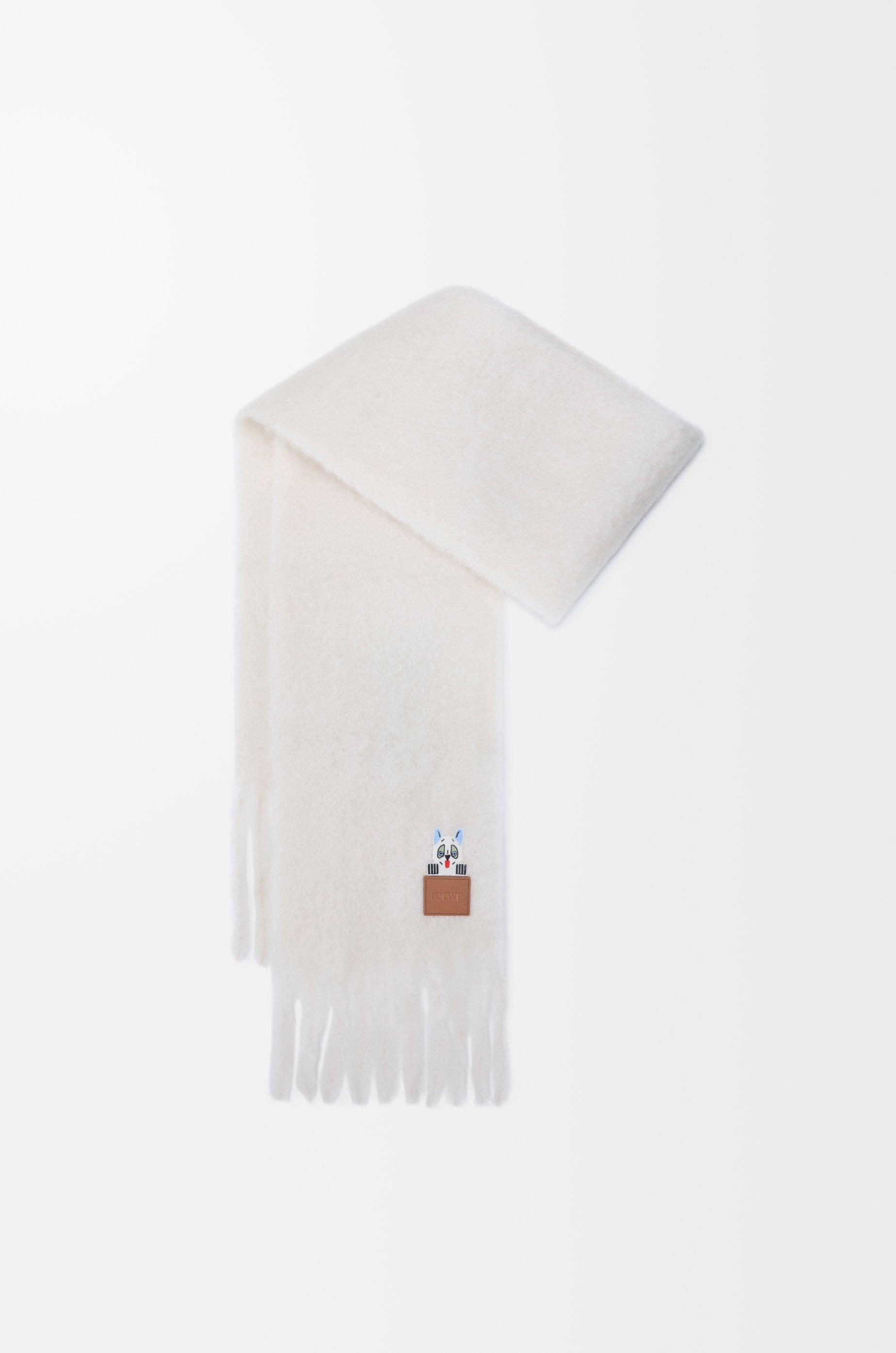 Scarf in mohair and wool blend by LOEWE