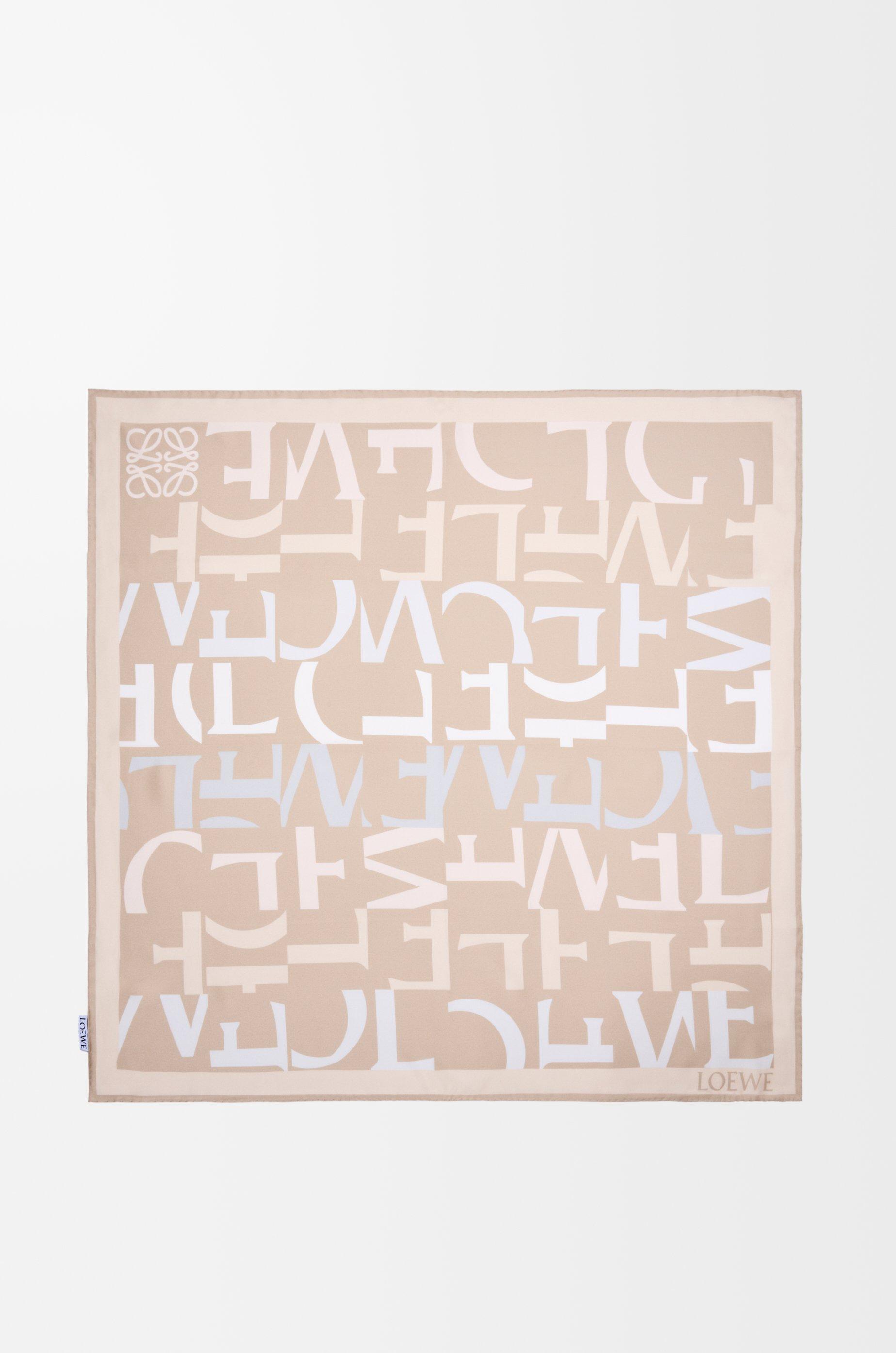 Scarf in silk by LOEWE
