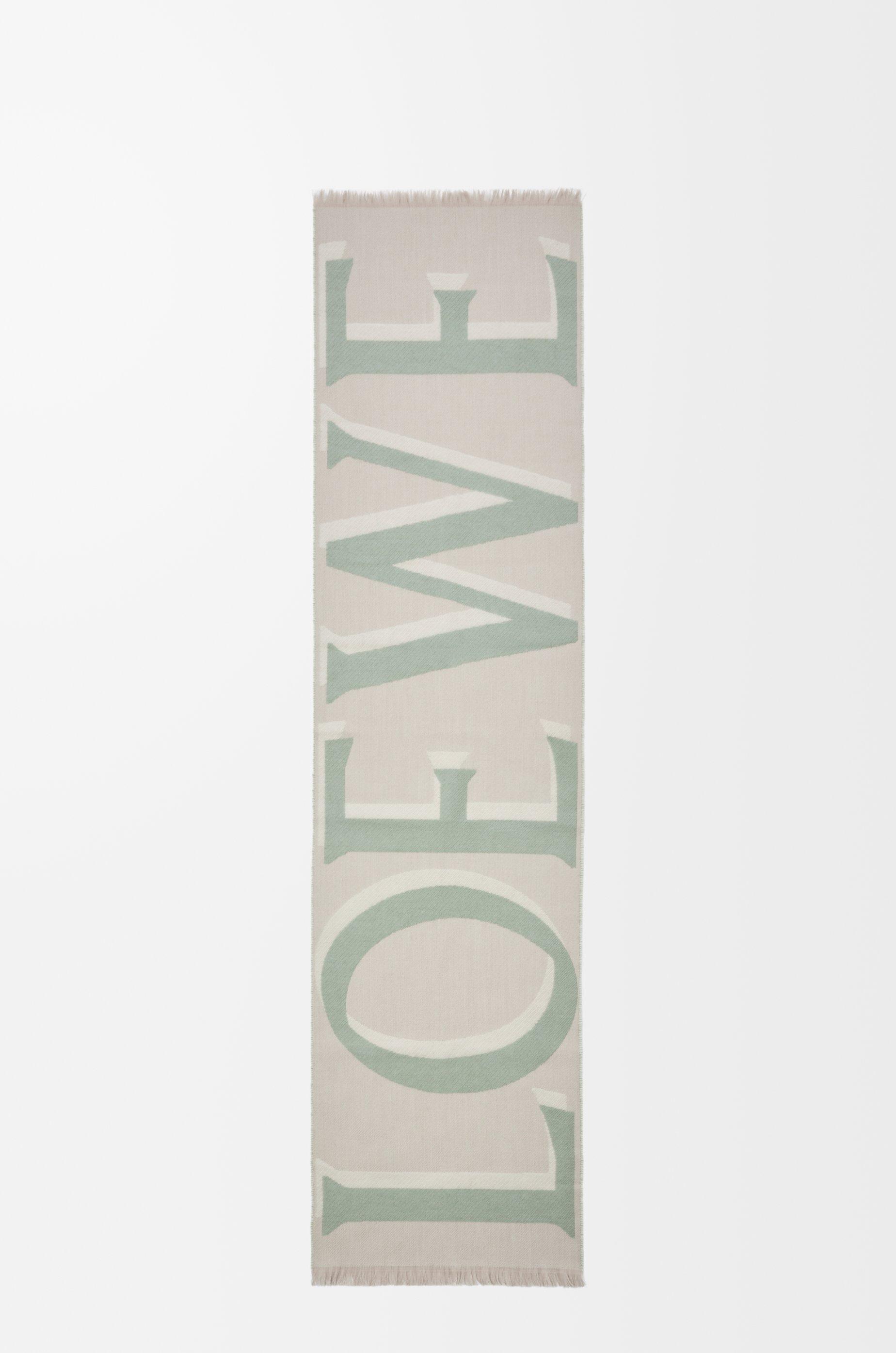 Scarf in wool and cashmere by LOEWE