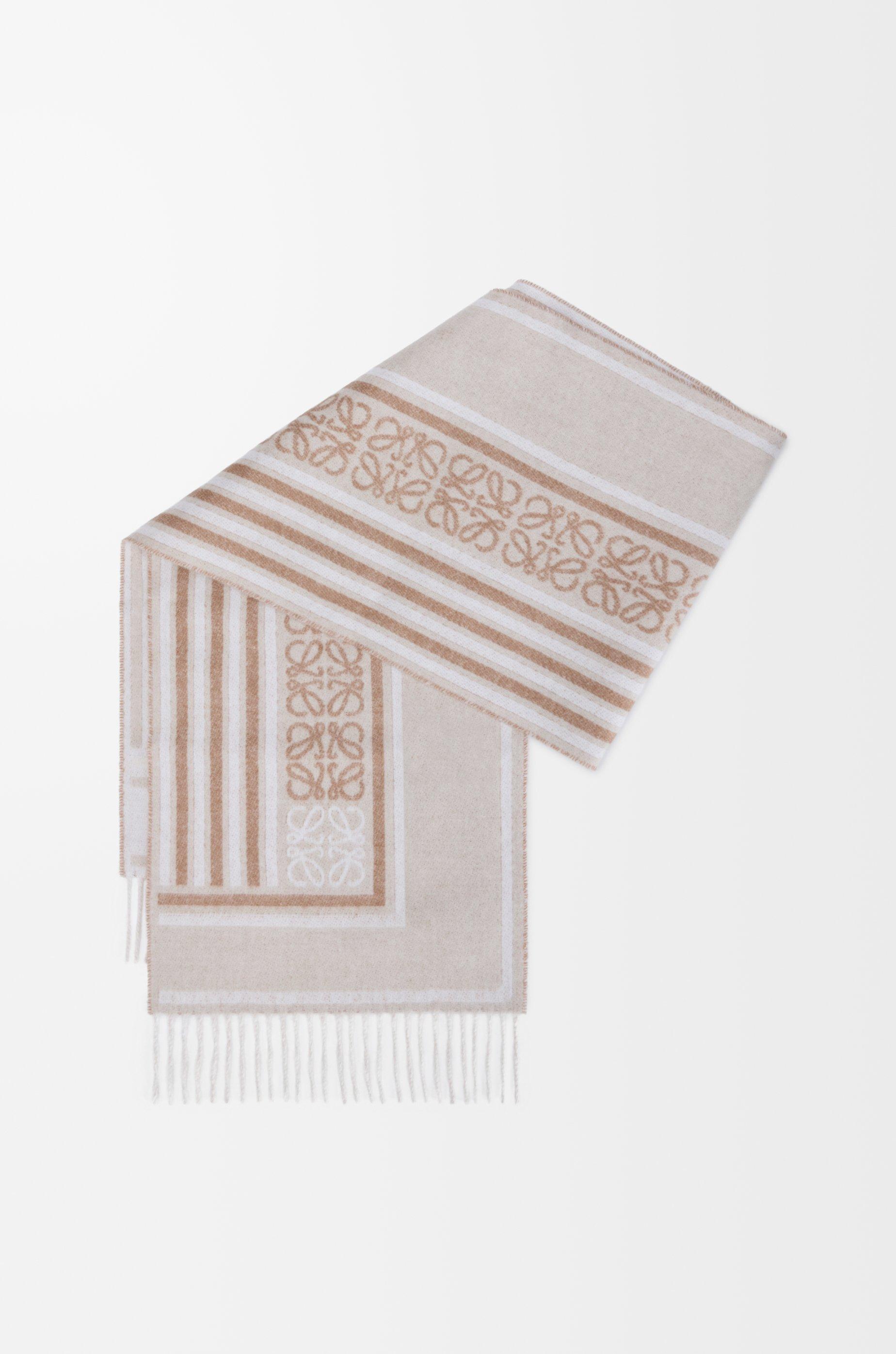 Scarf in wool and cashmere by LOEWE