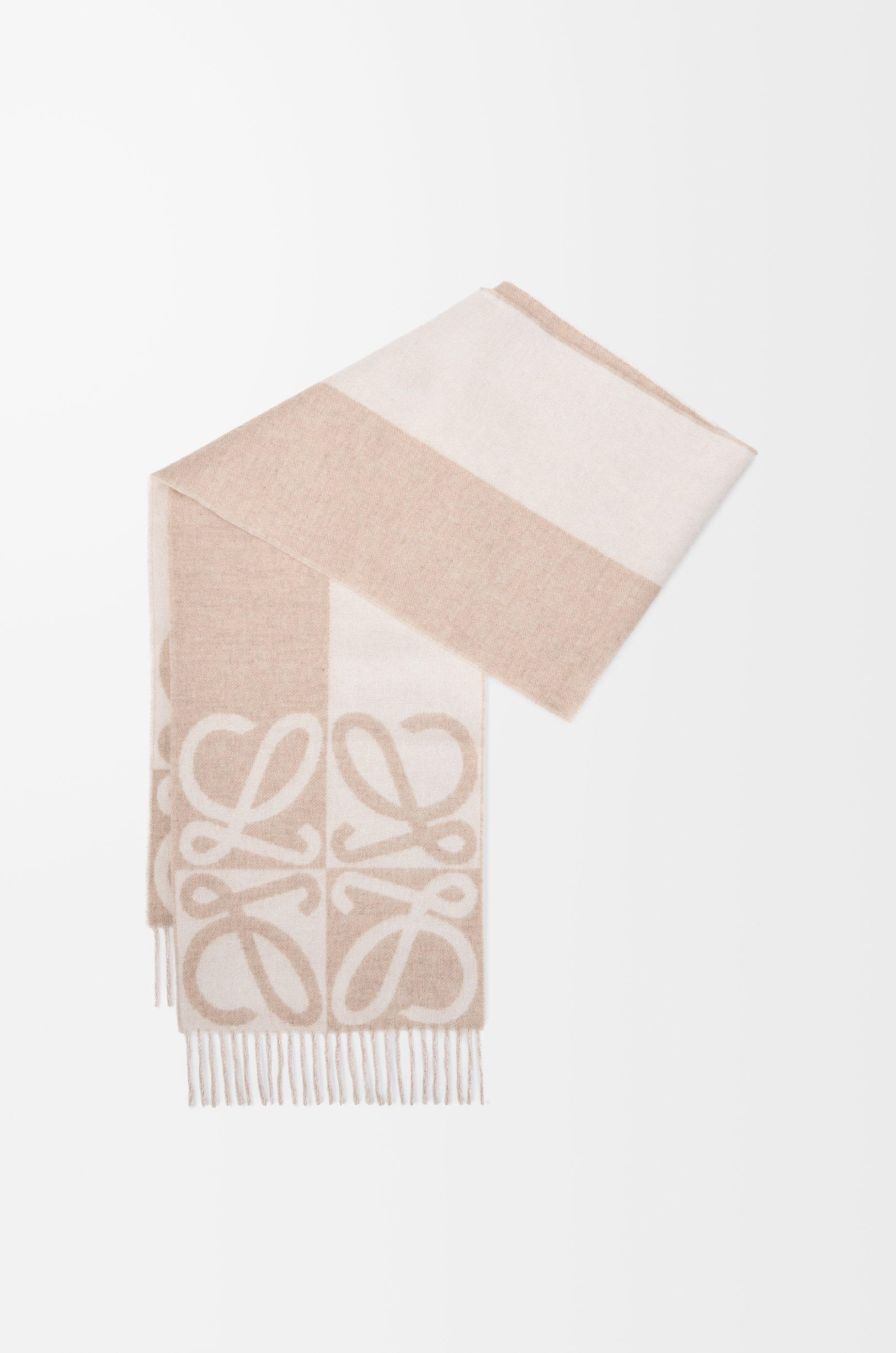 Scarf in wool and cashmere by LOEWE
