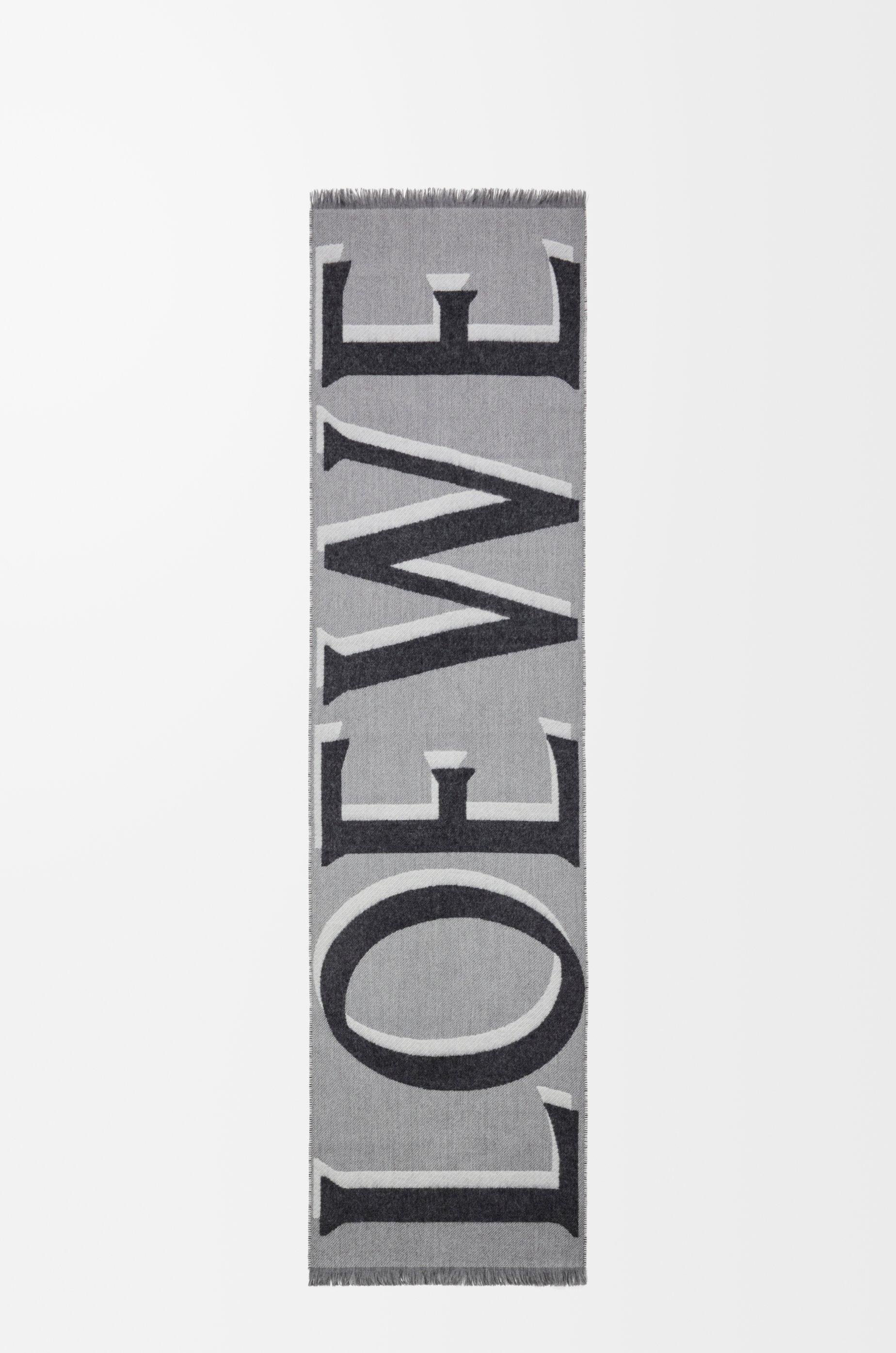 Scarf in wool and cashmere by LOEWE