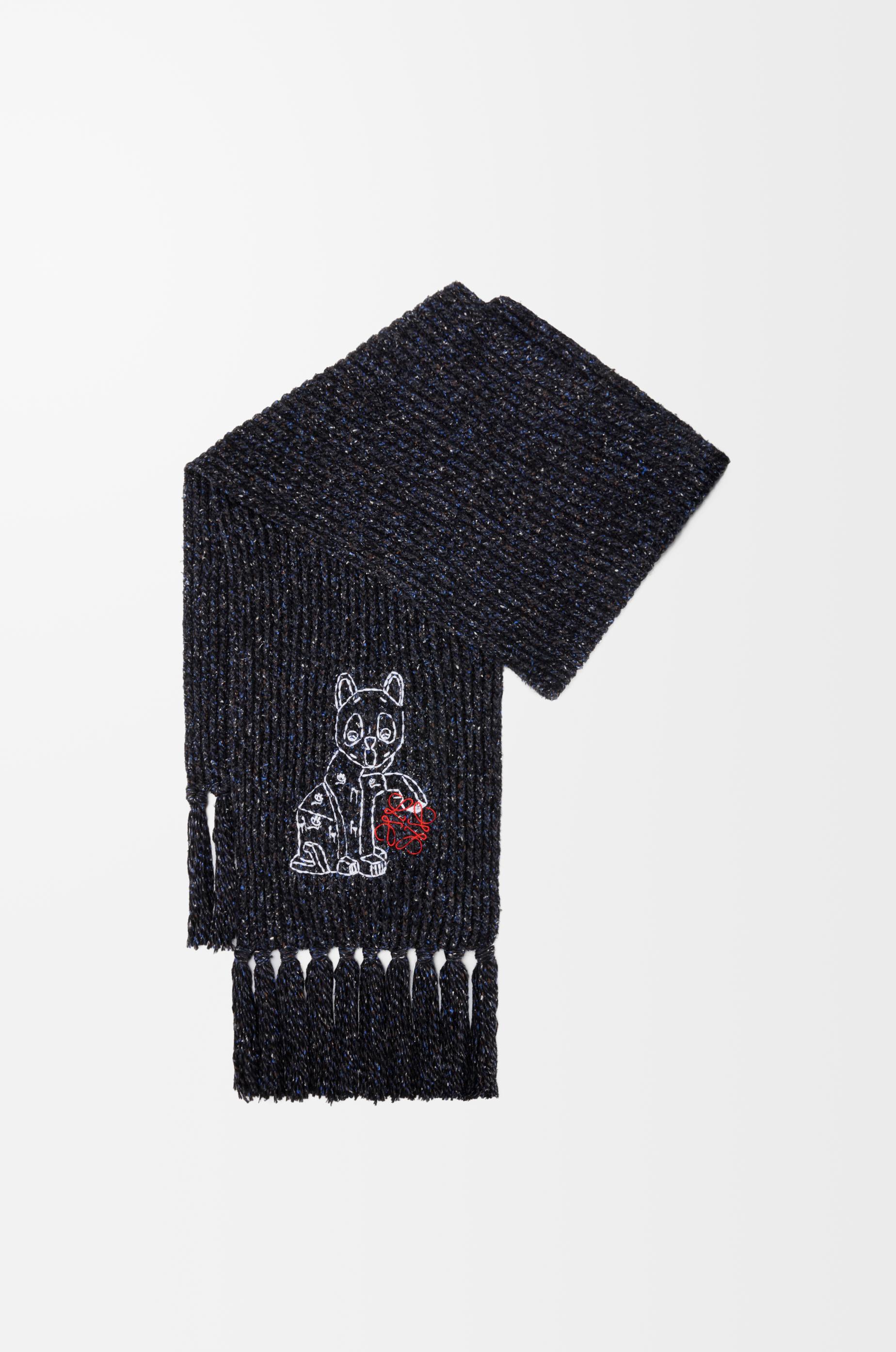 Scarf in wool, silk and alpaca blend by LOEWE