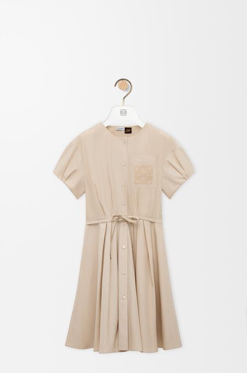 Shirt dress in cotton by LOEWE
