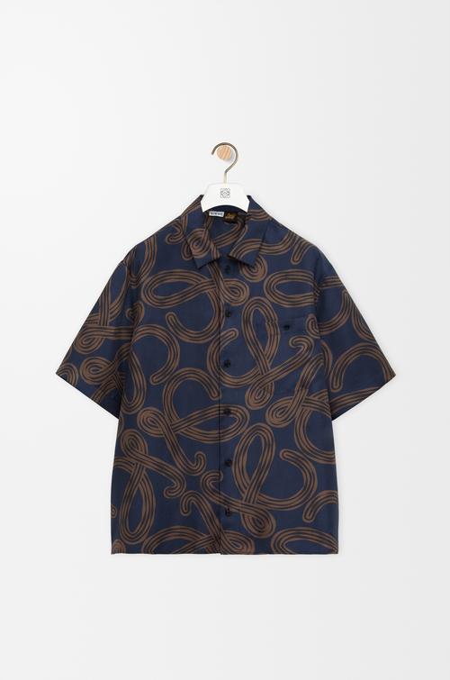Short sleeve shirt in silk by LOEWE