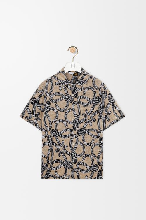 Short sleeve shirt in terry cotton jacquard by LOEWE