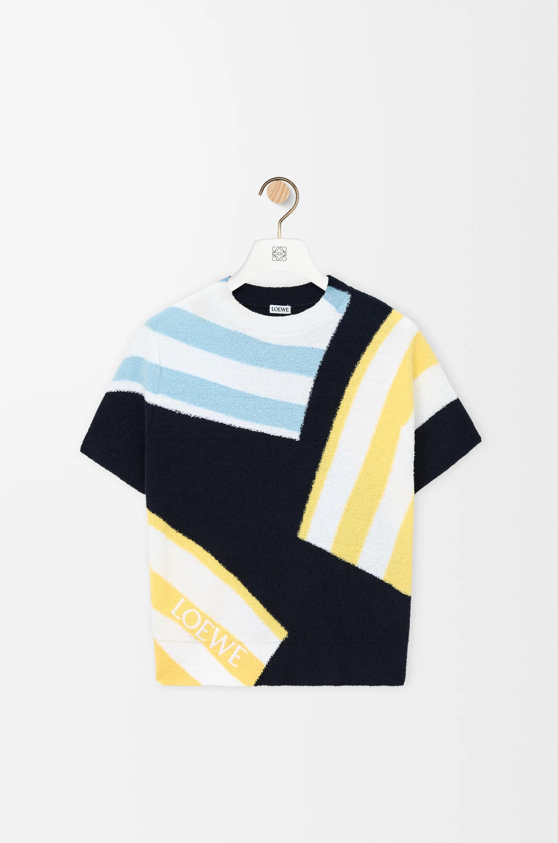 Short sleeve sweater in cotton blend by LOEWE