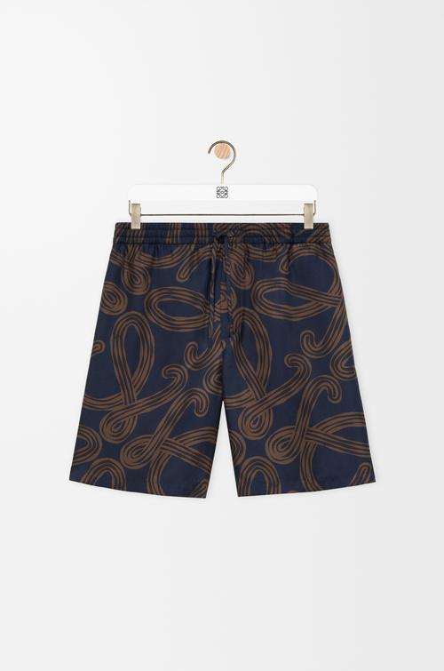 Shorts in silk by LOEWE