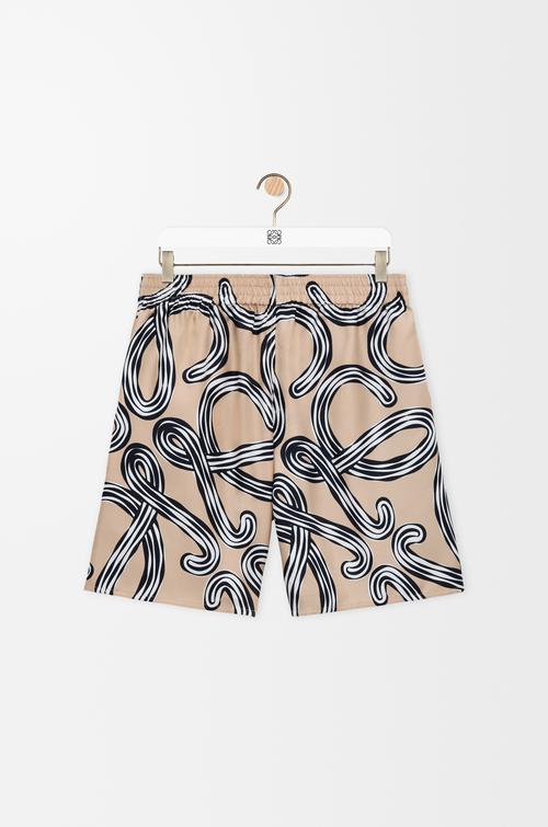 Shorts in silk by LOEWE