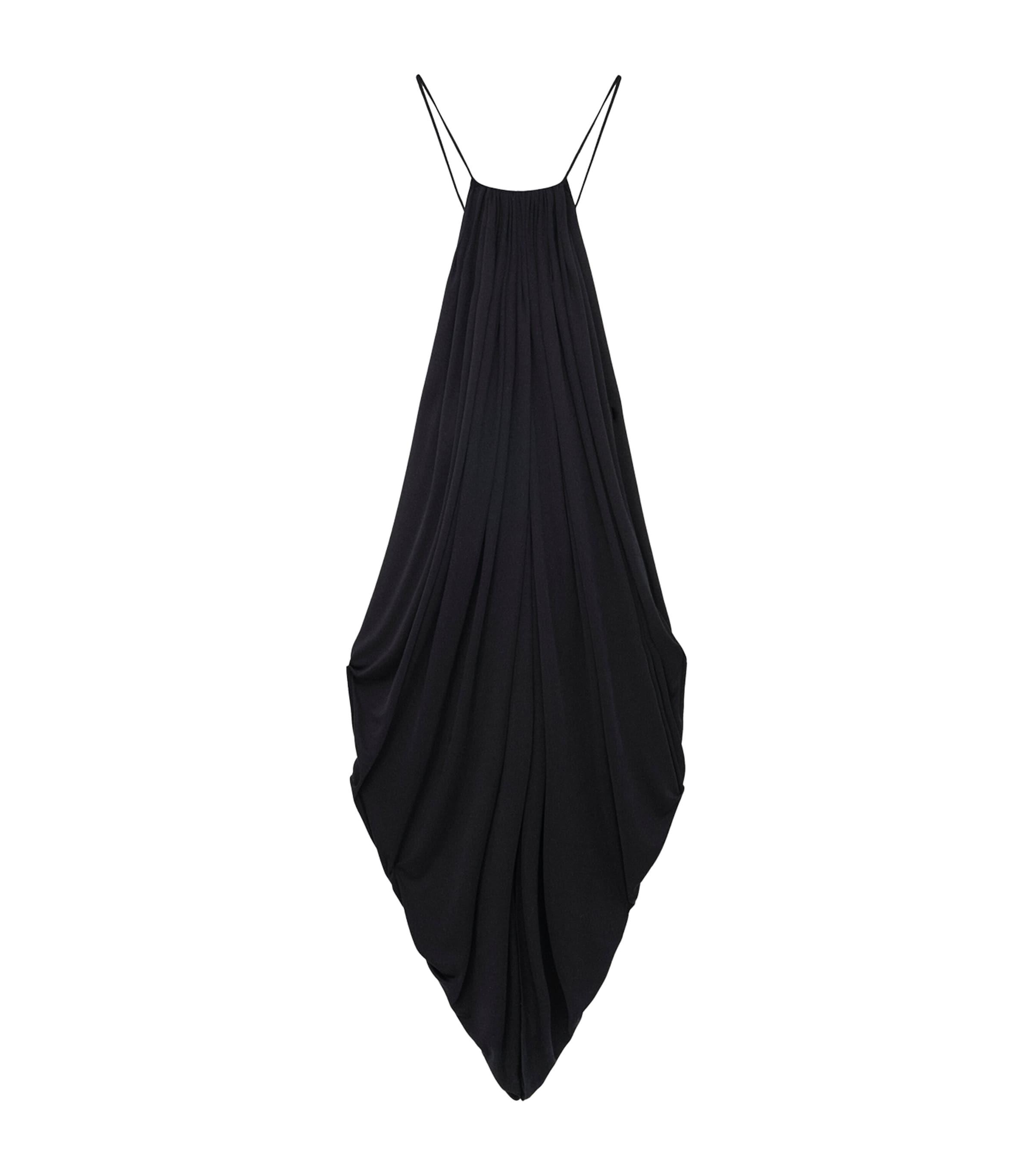 Silk Draped Midi Dress by LOEWE