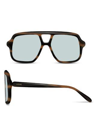 Slim Rectangular Sunglasses by LOEWE