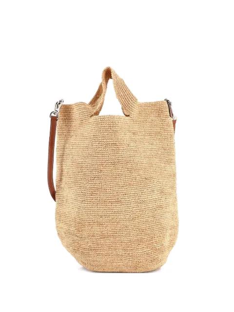 Slit Straw Large tote bag by LOEWE 