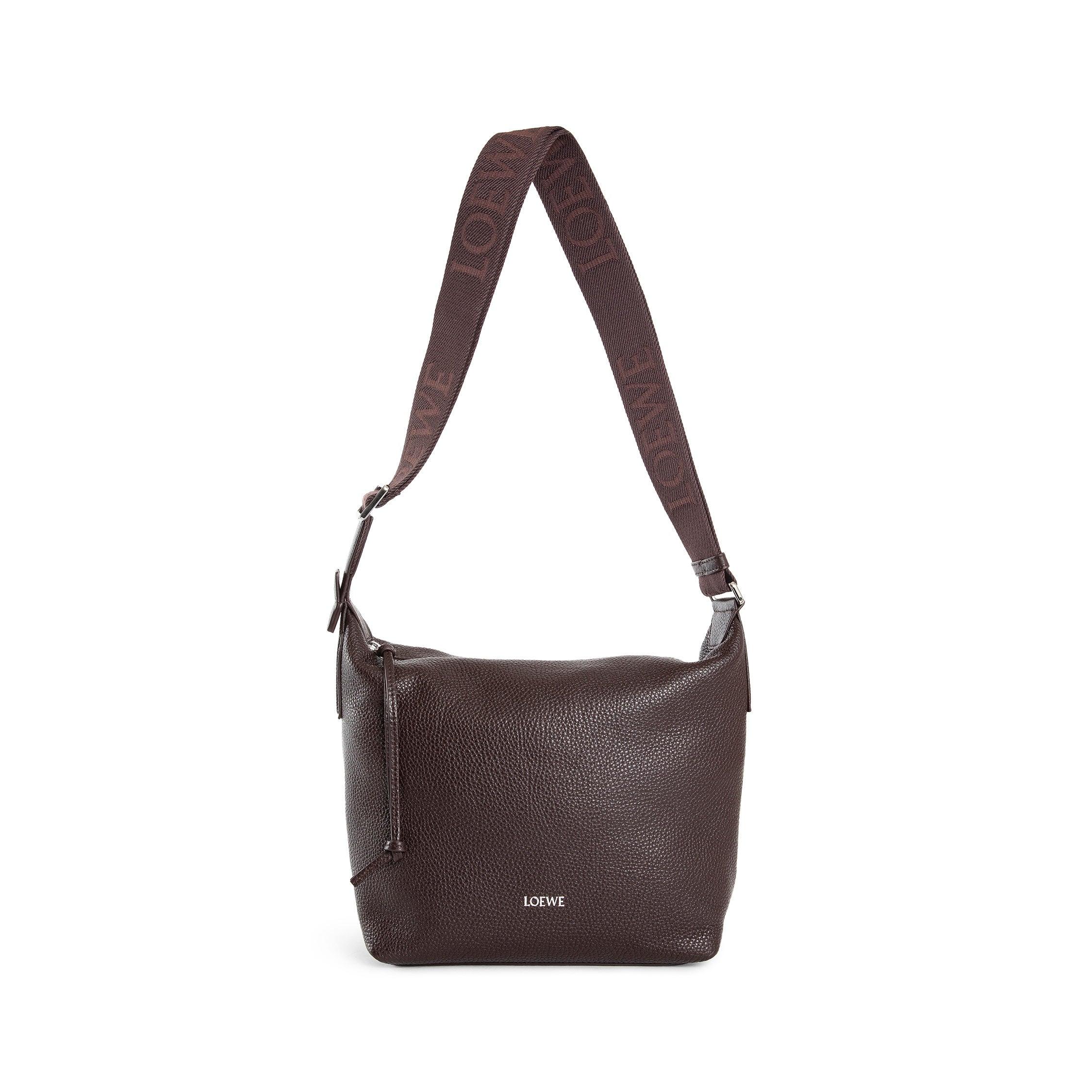 Small Cubi Crossbody Bag in Supple Grained Leather by LOEWE