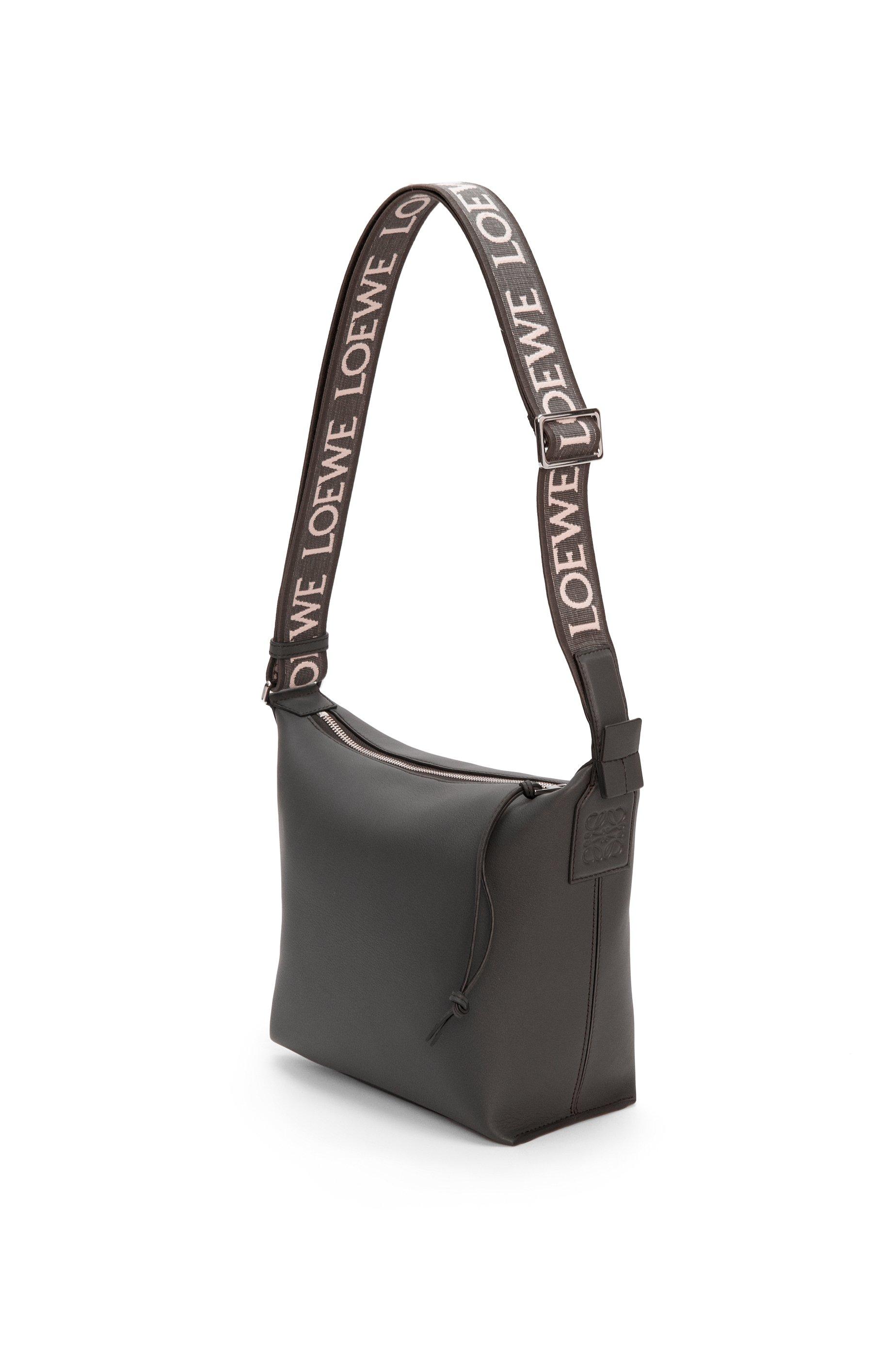 Small Cubi Crossbody bag in supple smooth calfskin and jacquard by LOEWE