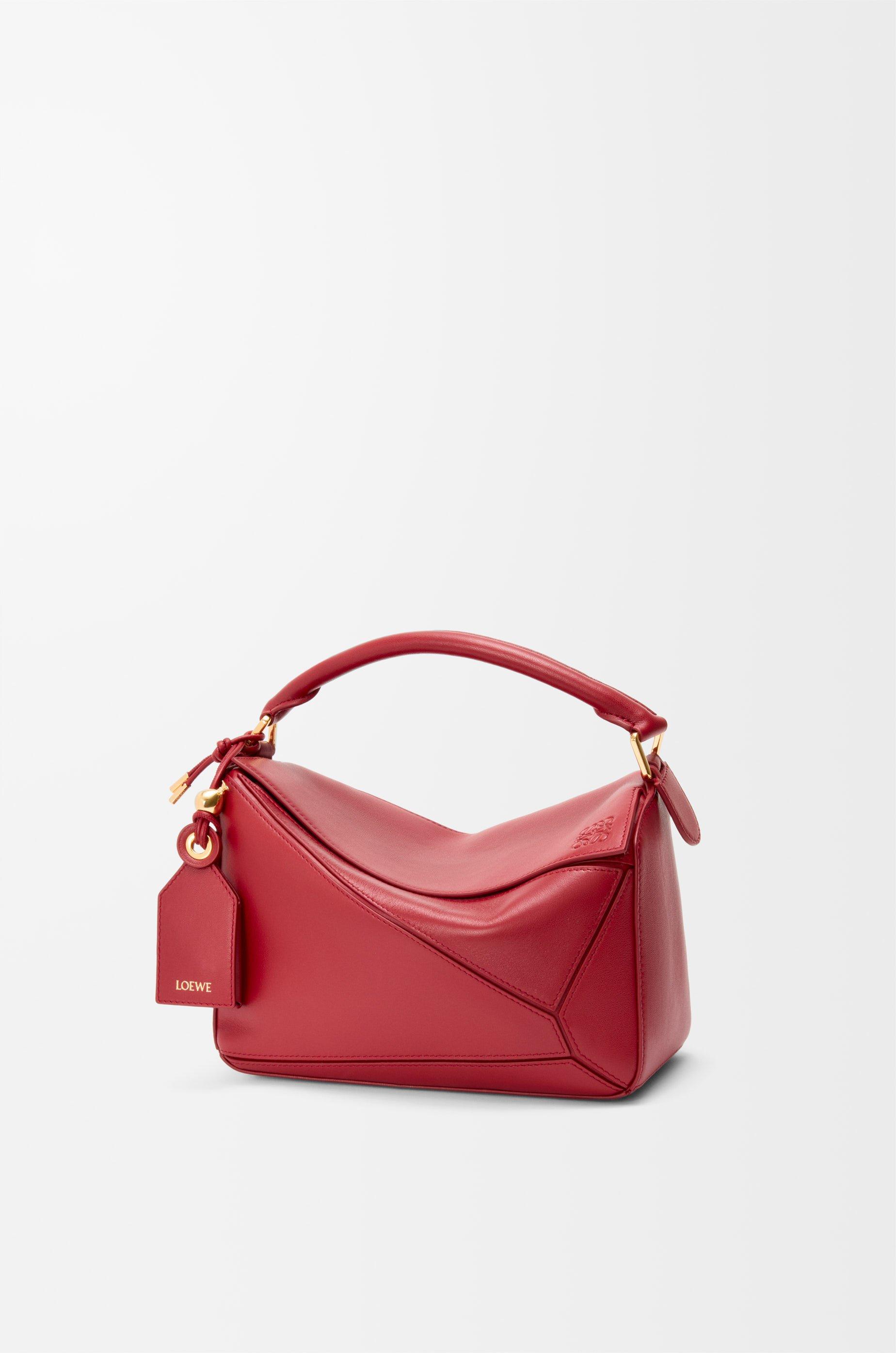 Small Featherlight Puzzle bag in nappa lambskin by LOEWE
