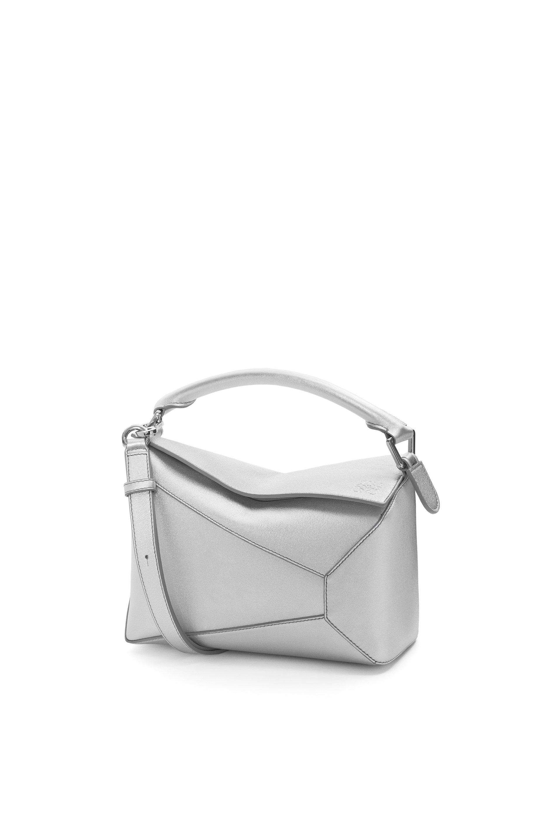 Small Puzzle Edge bag in laminated lambskin by LOEWE