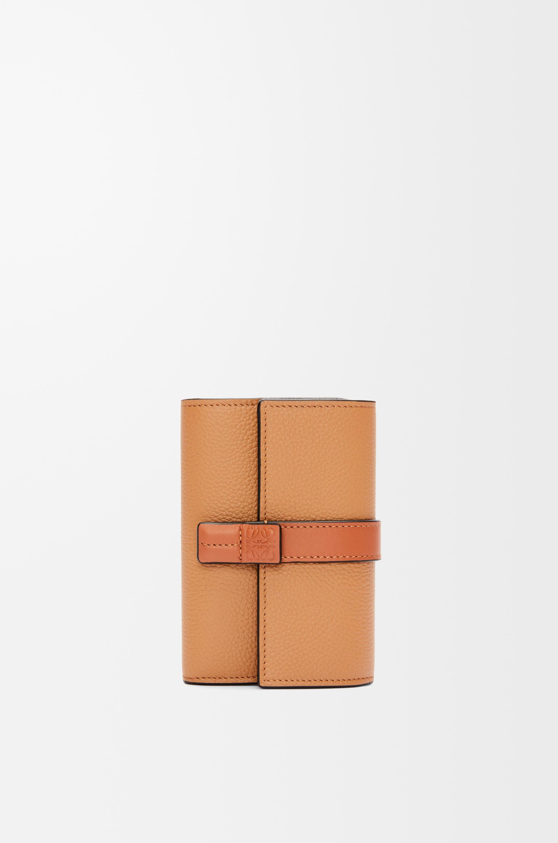 Small vertical wallet in soft grained calfskin by LOEWE