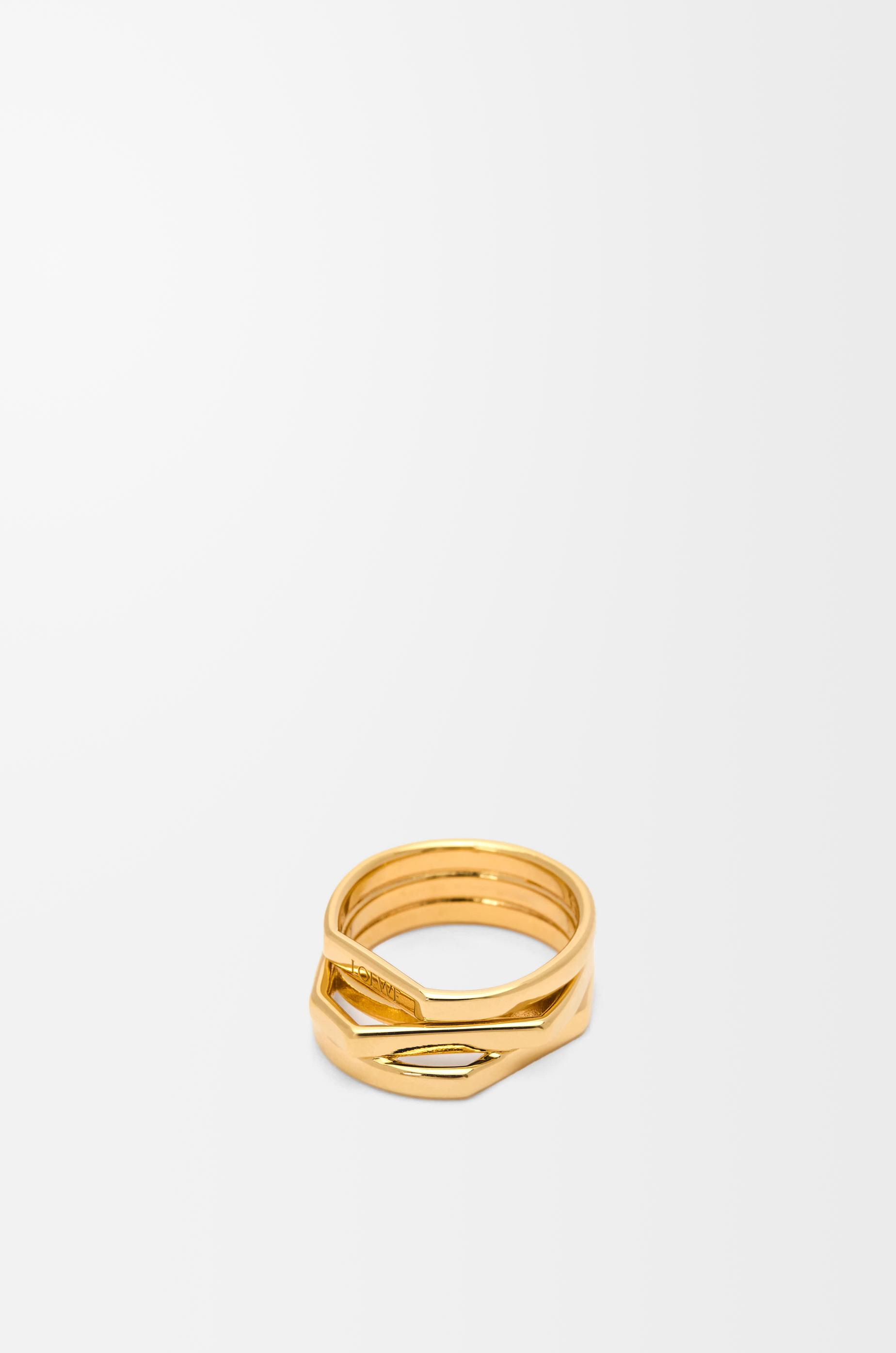Stacked ring in sterling silver by LOEWE