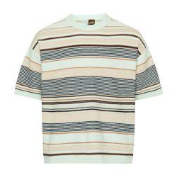 Striped cotton and linen T-shirt by LOEWE